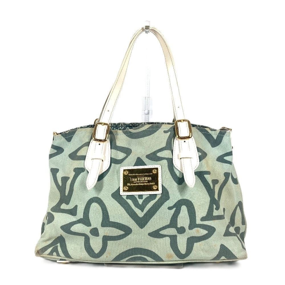 Louis Vuitton Louis Vuitton M95678 Cruise Line Taisienne Pm Tote Bag Briefcase Shawl Shoulder Canvas/Leather Women Green Size ONE SIZE - 1 Thumbnail