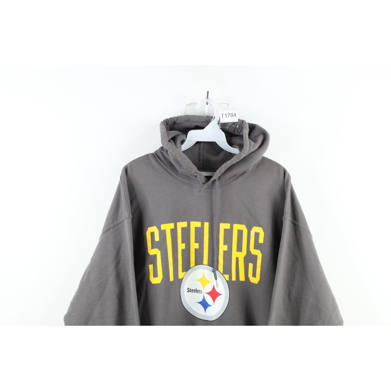 Vintage Vintage Spell Out Pittsburgh Steelers Football Hoodie Size US XL / EU 56 / 4 - 2 Thumbnail