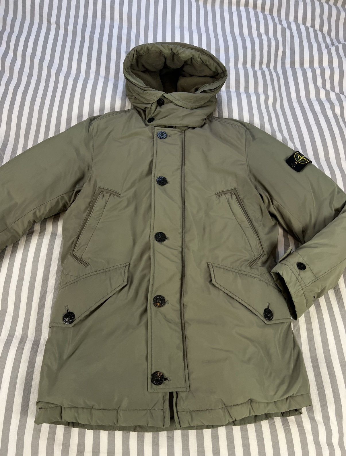 Stone Island Stone Island | Micro Reps Down Parka | Green | Size M Size US M / EU 48-50 / 2 - 12 Thumbnail