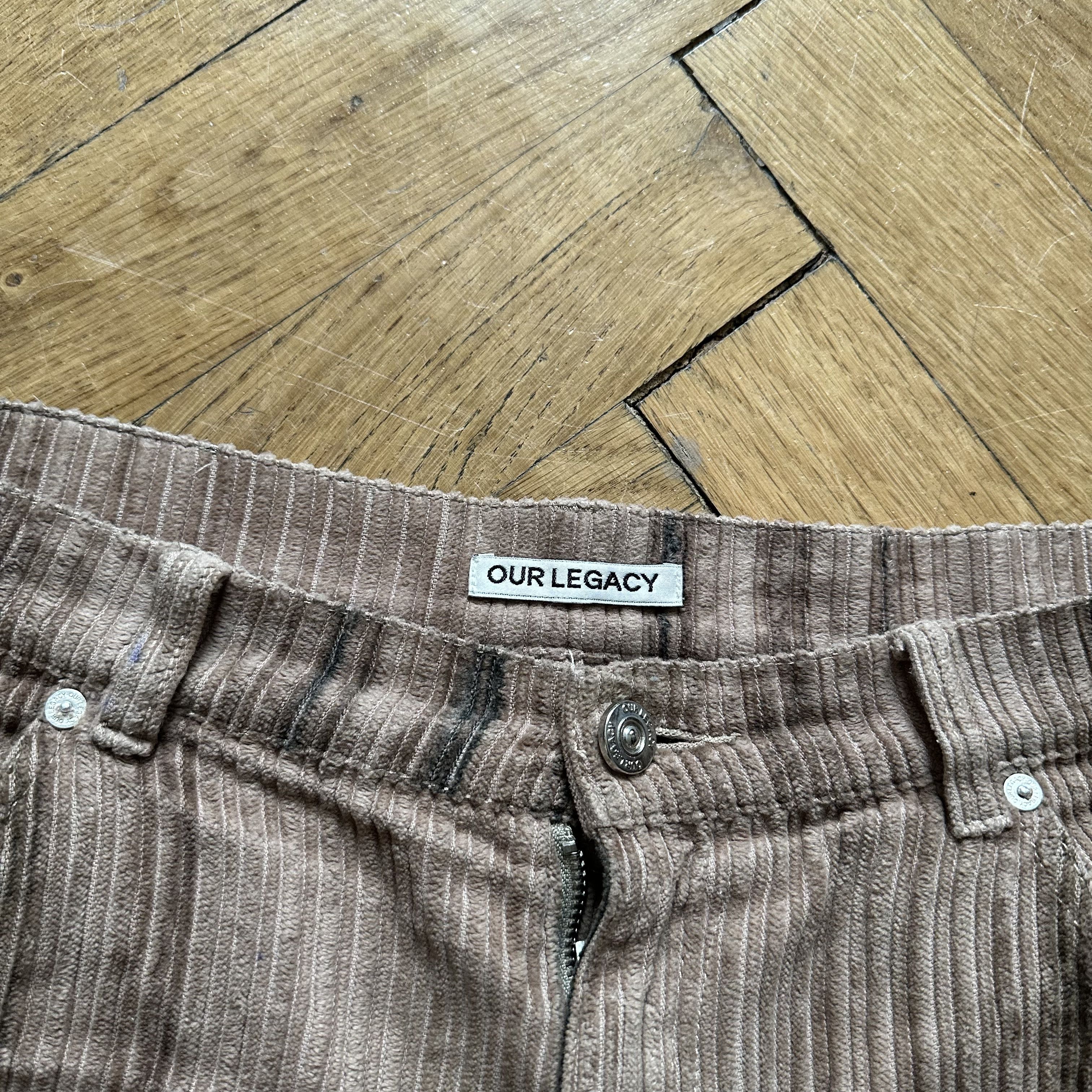 Our Legacy FW20 Vast Cut Hair Stripe Cord Pants Size US 32 / EU 48 - 4 Thumbnail