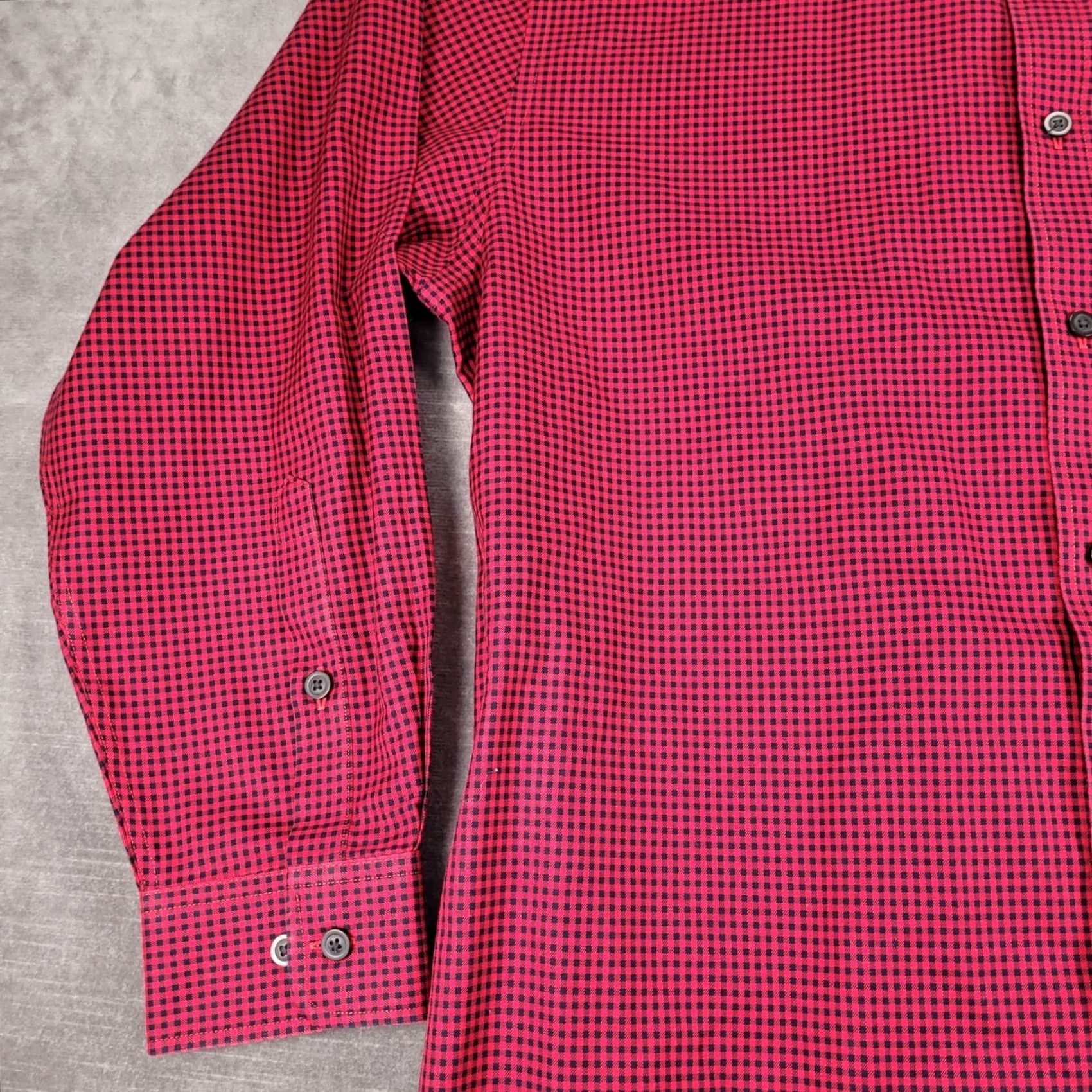 Orvis Orvis Red Black Gingham Check Wrinkle Free Button Down Shirt XL Mens Size US XL / EU 56 / 4 - 6 Thumbnail