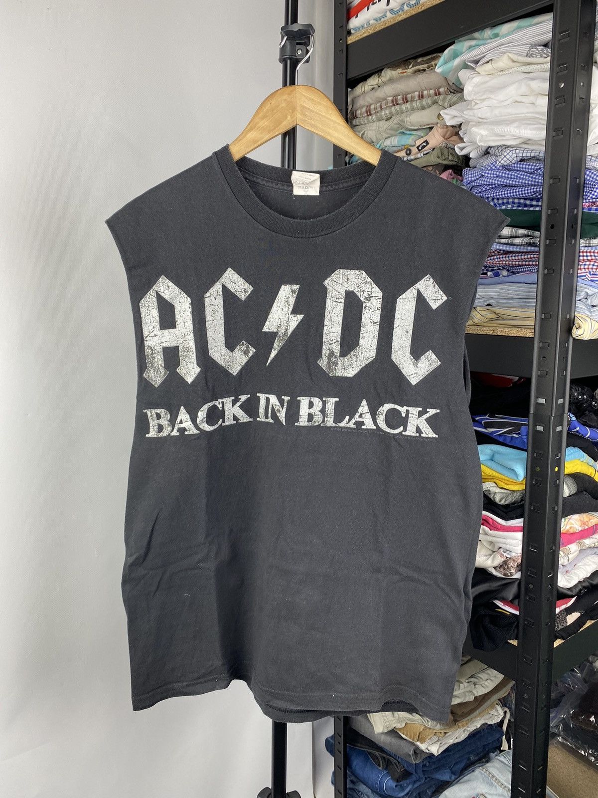 Band Tees × Vintage 00s🔥Ac Dc Back In Black 2010 Tour Band Tee men Size US M / EU 48-50 / 2 - 1 Thumbnail