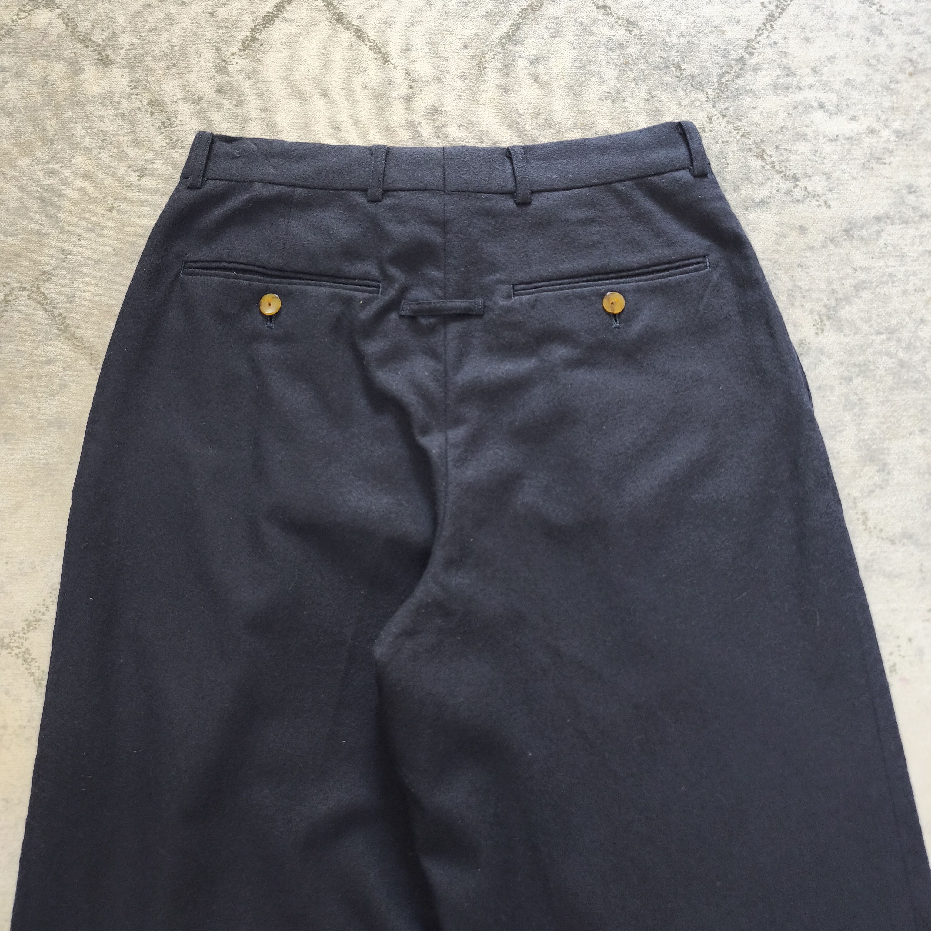 Jean Paul Gaultier Vintage Jean Paul Gaultier Homme Wool Pants Size US 29 - 4 Thumbnail