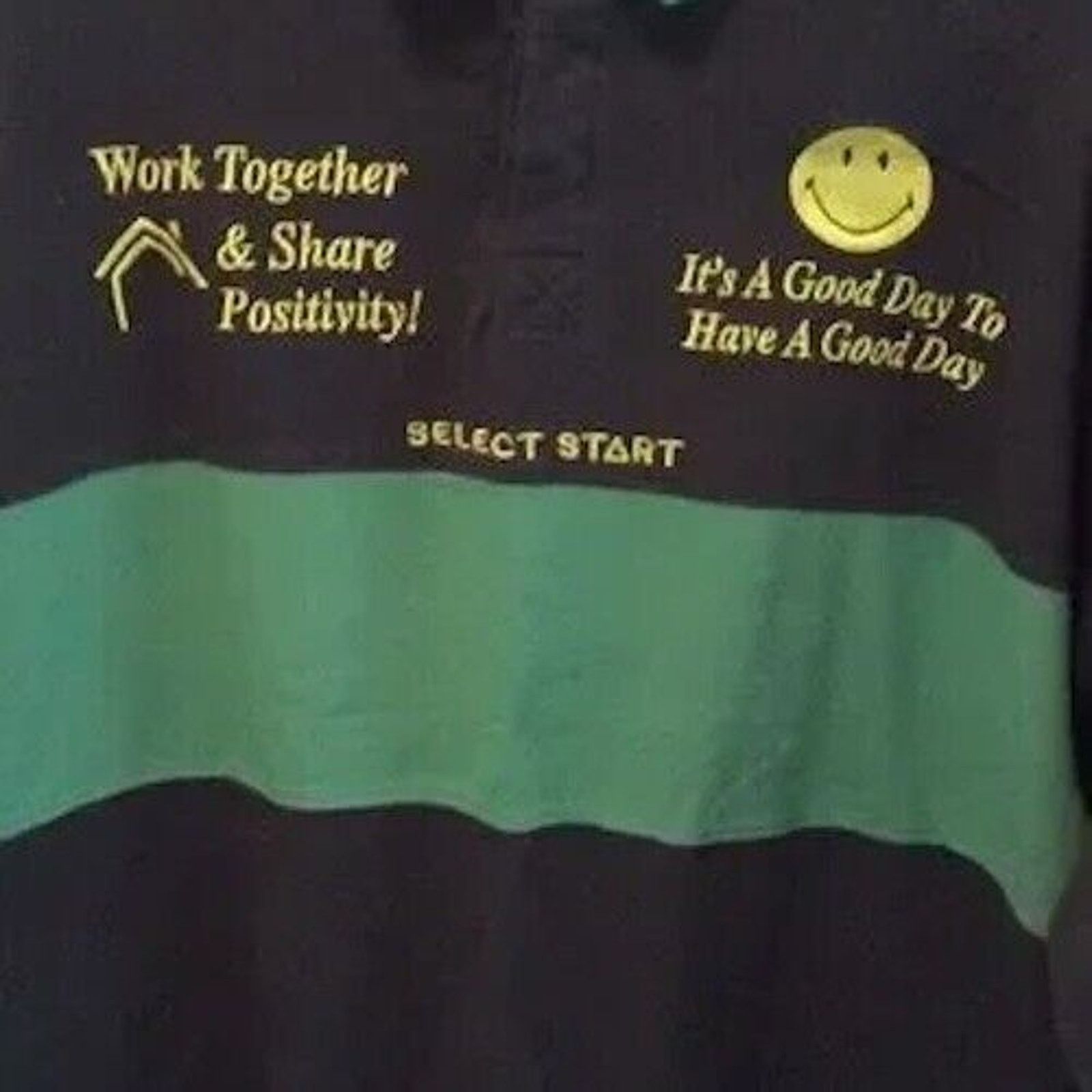 Other SMILEY ORIGINALS MEN’S BLACK COLLARED SHIRT Sz L Size US L / EU 52-54 / 3 - 4 Thumbnail