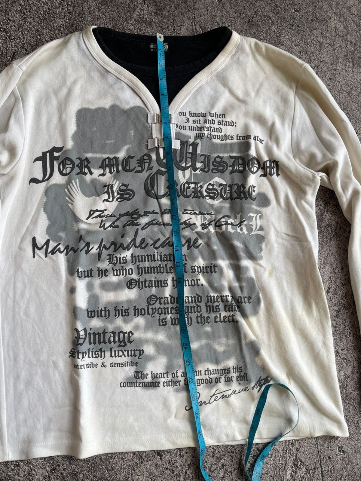 Japanese Brand Y2K Heukgisa tribal ifsixwasnine punk long sleeve Size US L / EU 52-54 / 3 - 9 Thumbnail