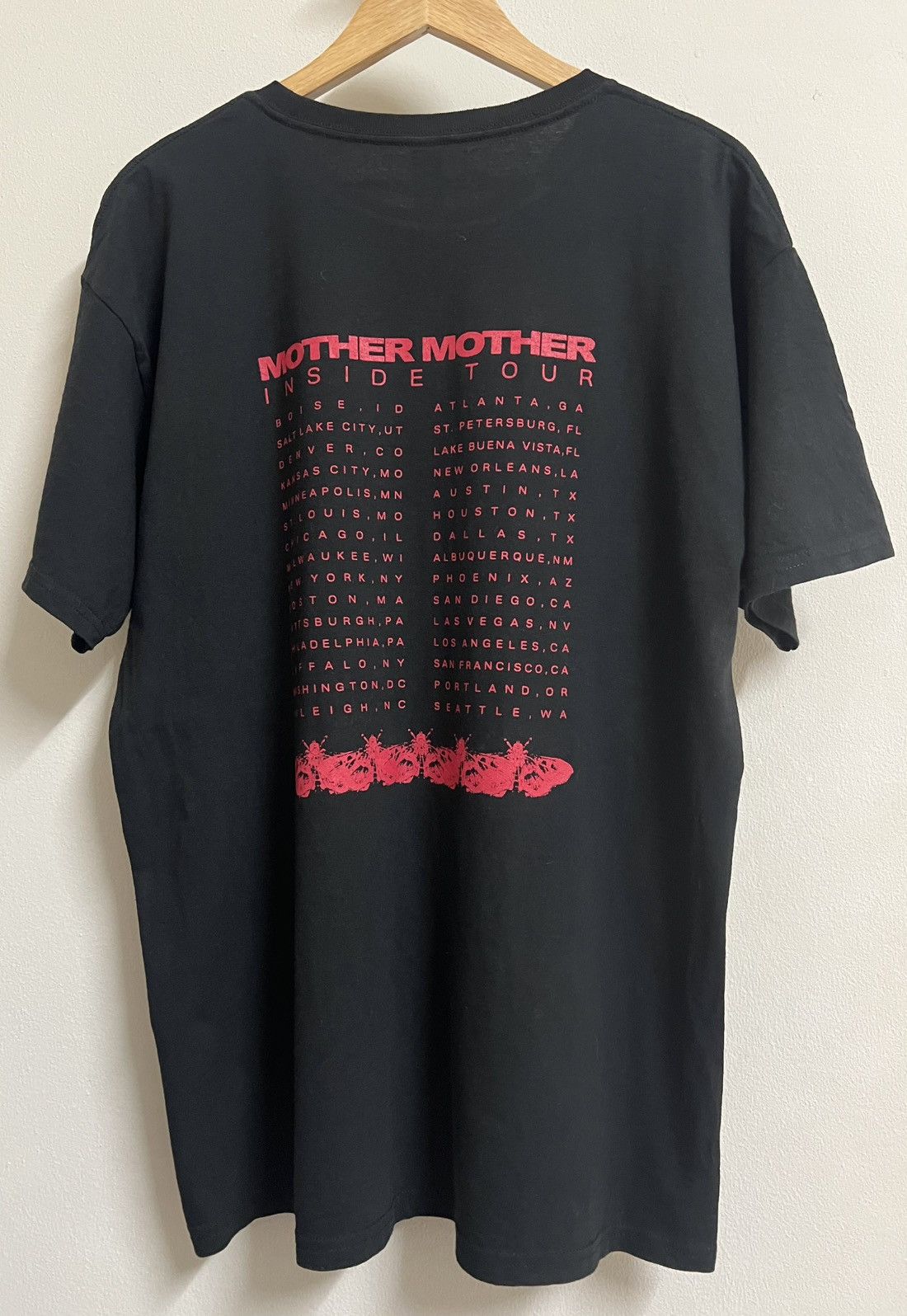 Band Tees Mother Mother Inside Tour Band Tee Black L Rare Size US L / EU 52-54 / 3 - 3 Thumbnail