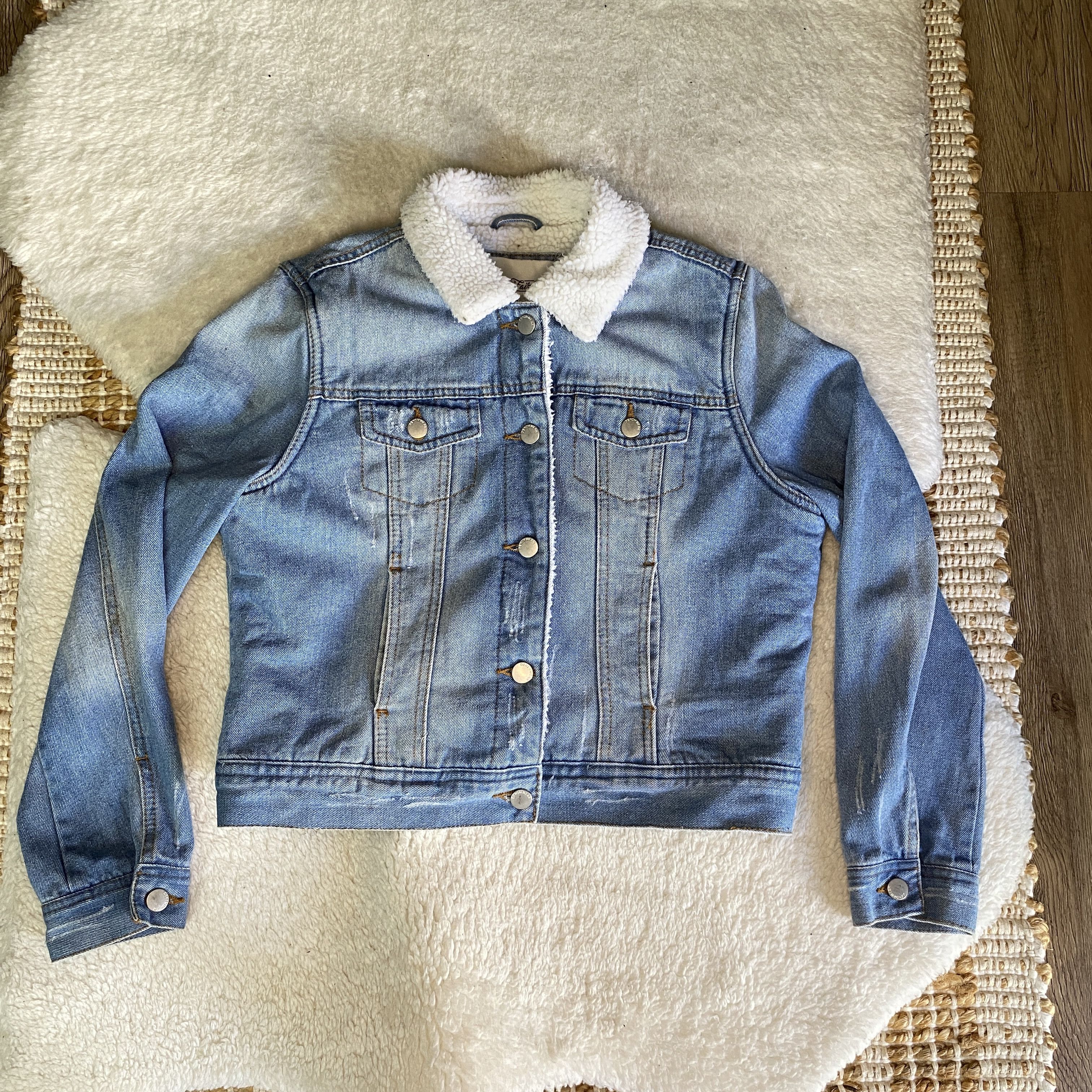 Other Reserve Fairfax Sherpa Lined Denim Jacket - Size Medium Size M / US 6-8 / IT 42-44 - 1 Thumbnail