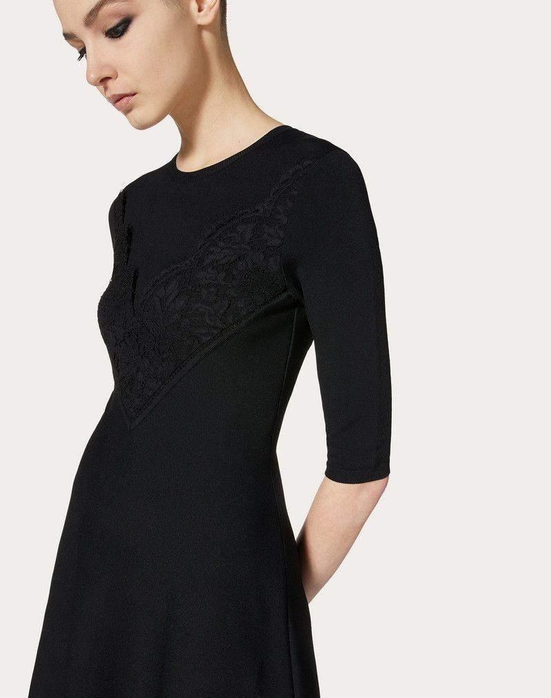 Valentino o1y0326 Mini Dress in Black Size M / US 6-8 / IT 42-44 - 2 Thumbnail