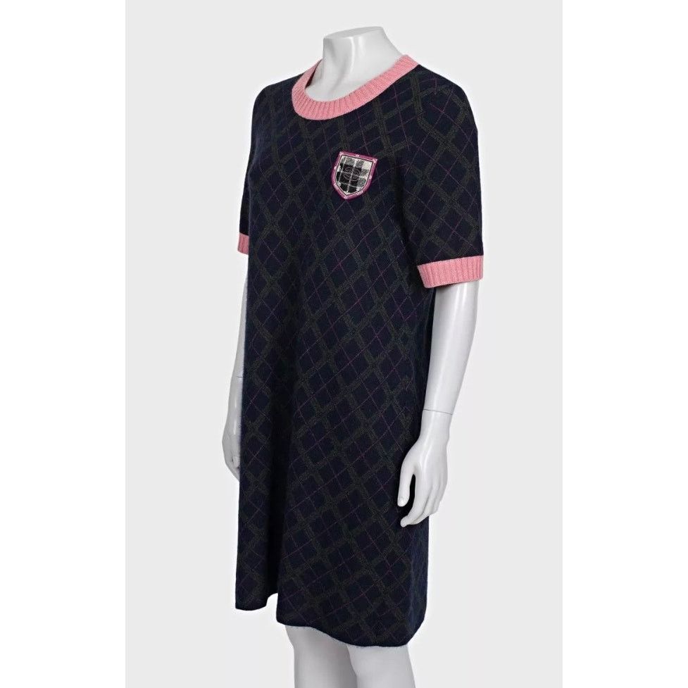 Chanel Chanel Paris-Edimbourg Cashmere Wool Blend Knit Dress Sz.44 Size L / US 10 / IT 46 - 2 Thumbnail