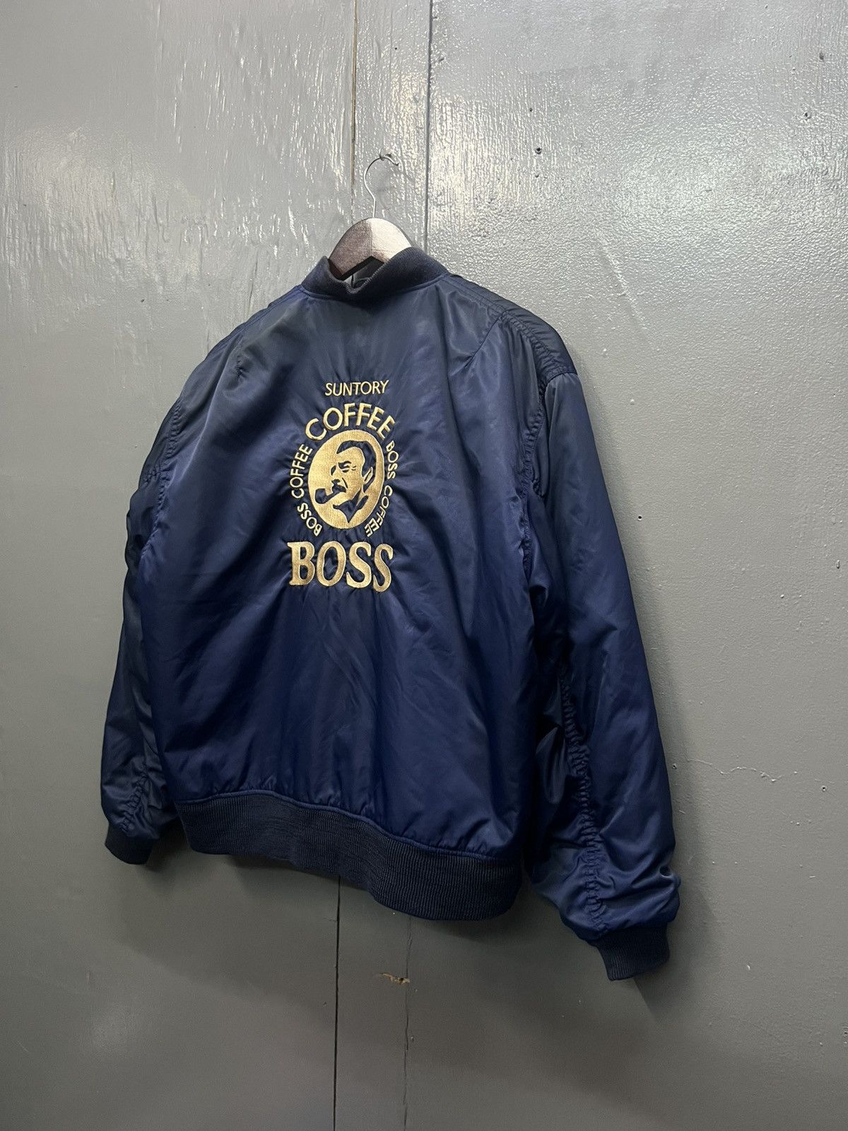 Vintage Vintage Suntory Boss Coffee Bomber Jacket Size US L / EU 52-54 / 3 - 5 Thumbnail