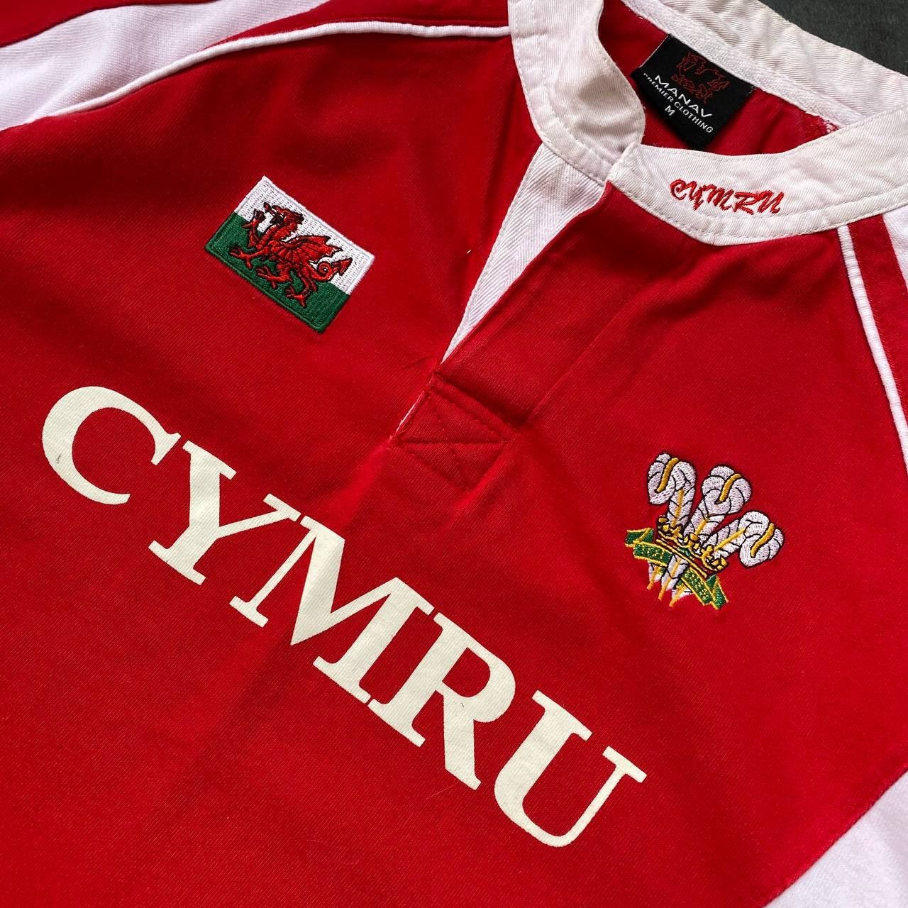 Vintage Vintage Wales WRU cymru rare rugby jersey Size US M / EU 48-50 / 2 - 3 Thumbnail