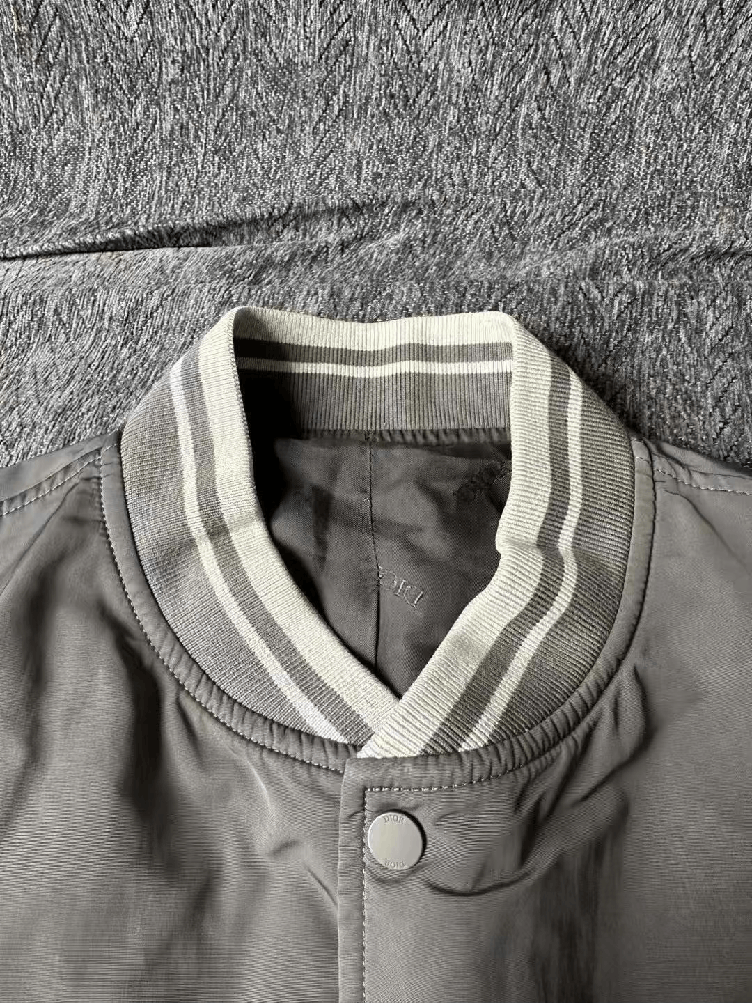 Dior Dior Logo Baseball Jacket in Gray Size US XL / EU 56 / 4 - 3 Thumbnail