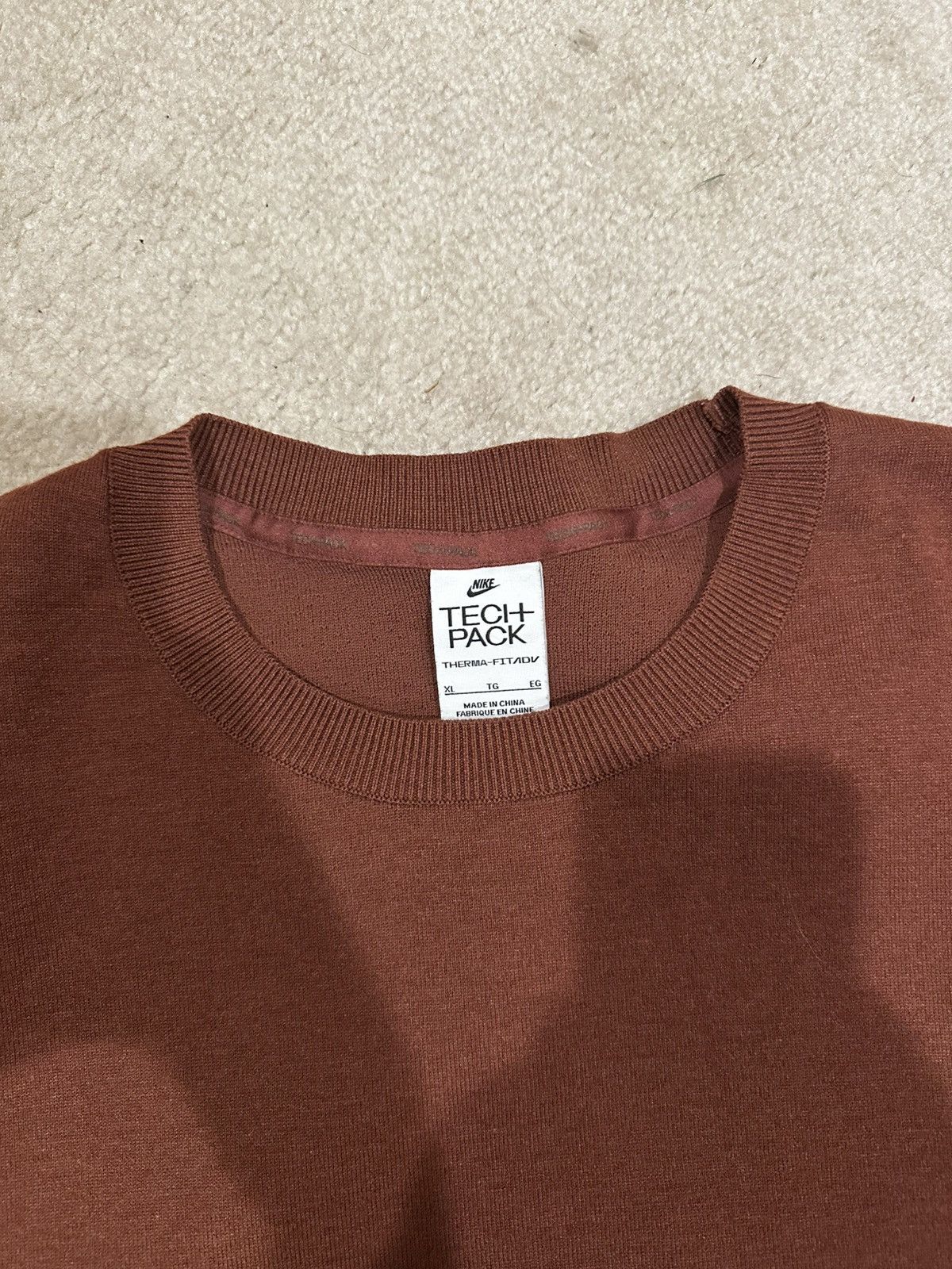 Nike Nike Tech Pack Therma-FIT Engineered Tech Fleece Crewneck Size US XL / EU 56 / 4 - 3 Thumbnail