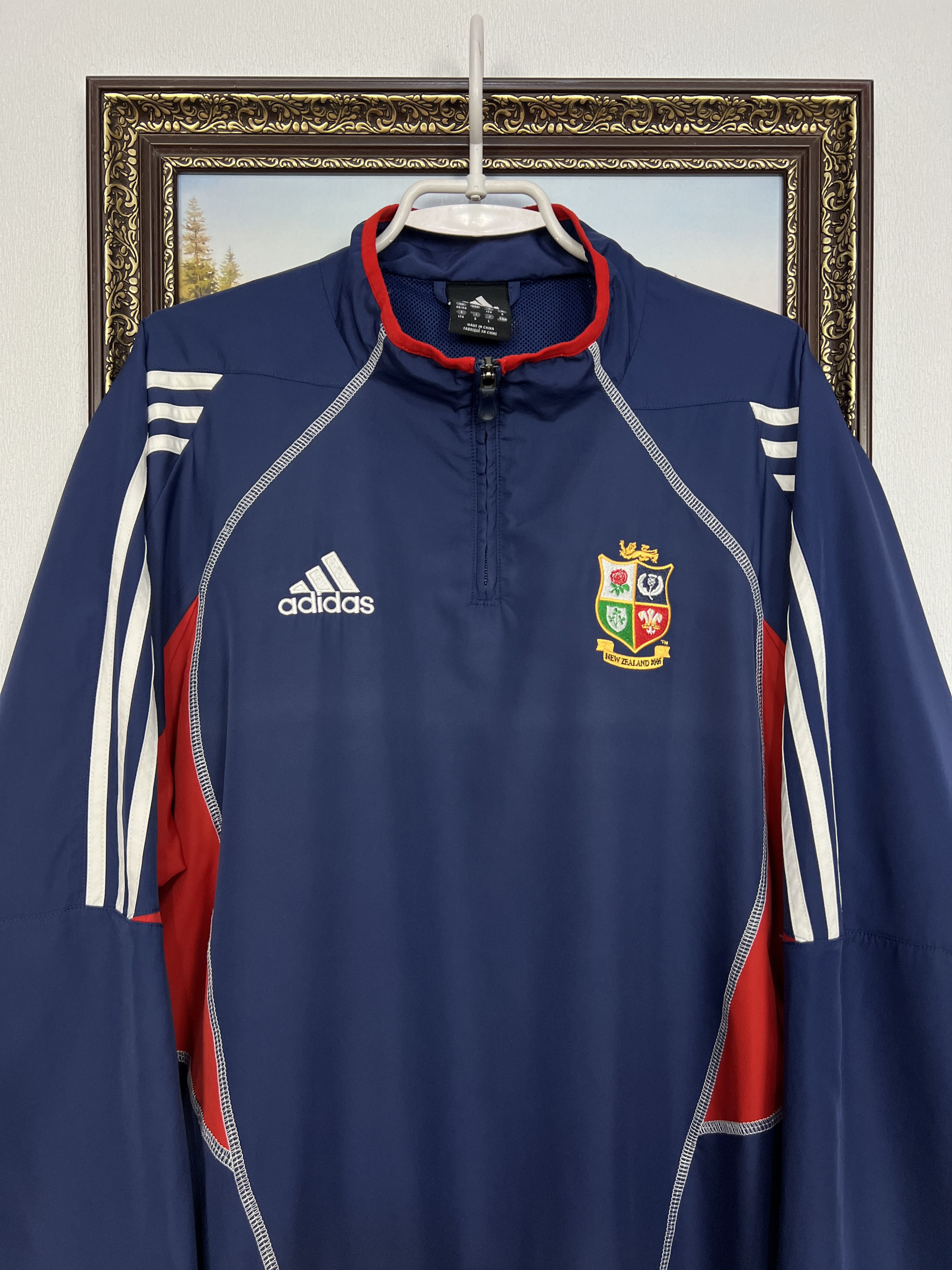 Adidas Vintage British & Irish Lions Rugby Union Track Top Jacket Size US M / EU 48-50 / 2 - 2 Thumbnail