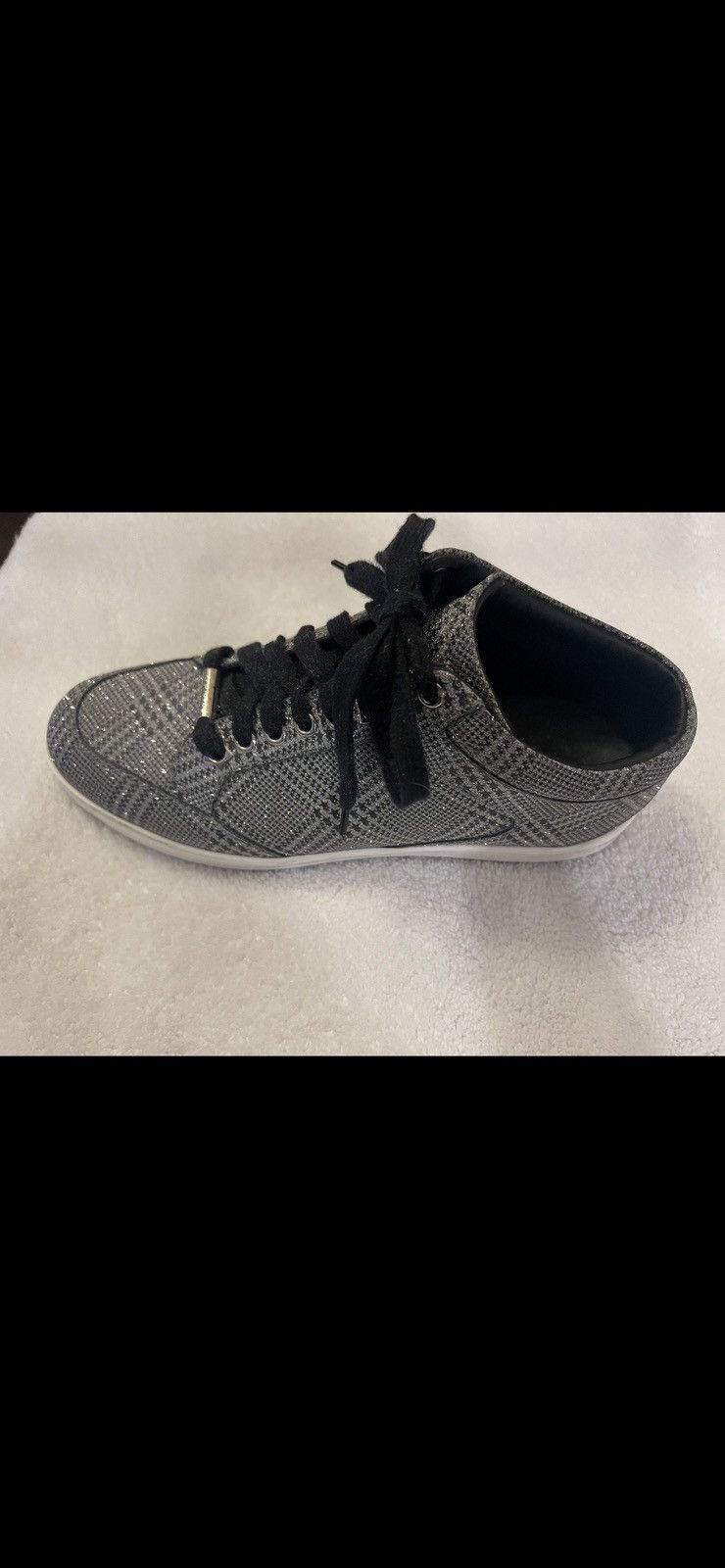 Jimmy Choo Jimmy Choo Glitter Sneakers Woman’s Size 37 1/2 Size US 7.5 / IT 37.5 - 5 Thumbnail