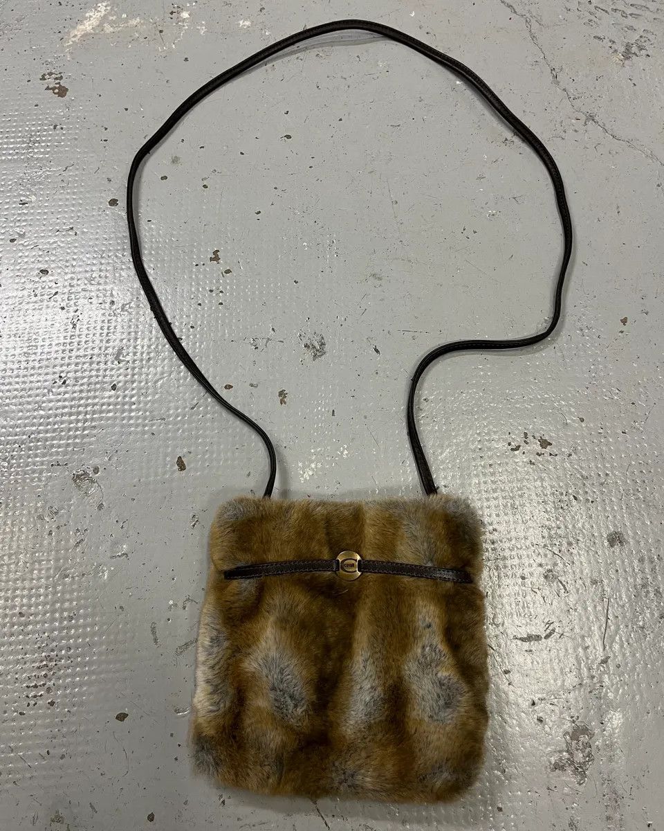 Roberto Cavalli Roberto Cavalli Tan Fur Shoulder Bag Size ONE SIZE - 1 Thumbnail