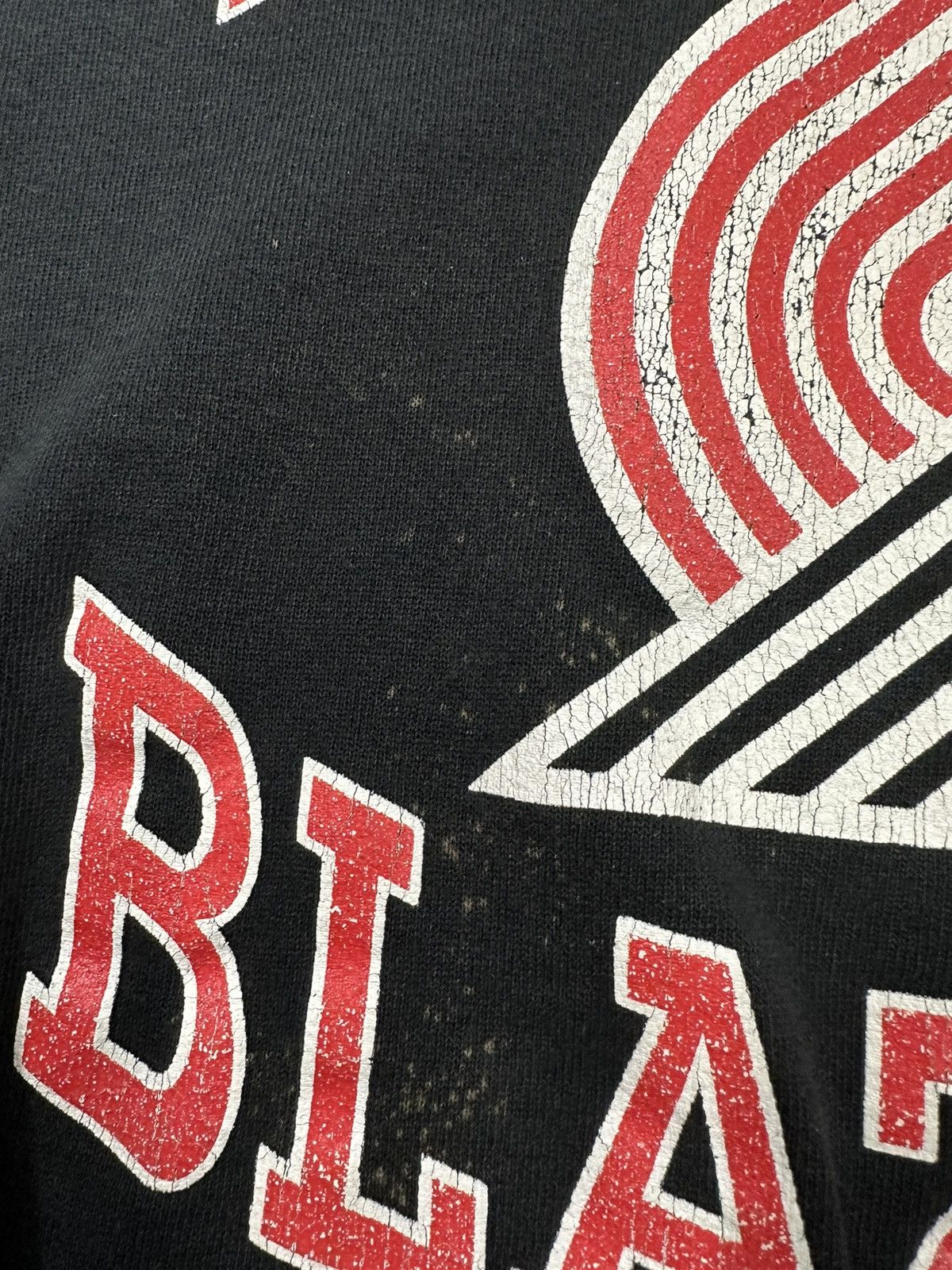 Vintage Vintage 90s Swingster Portland Trail Blazers NBA Sweatshirt Size L / US 10 / IT 46 - 5 Thumbnail