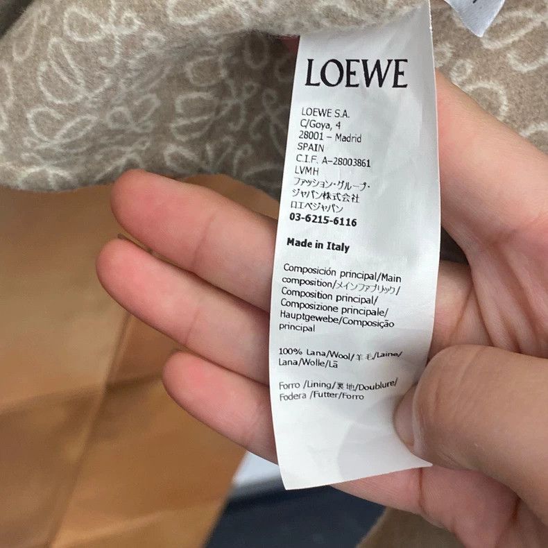 Loewe LOEWE Brown double-sided old-fashioned wool coat with full Size XS / US 0-2 / IT 36-38 - 4 Thumbnail