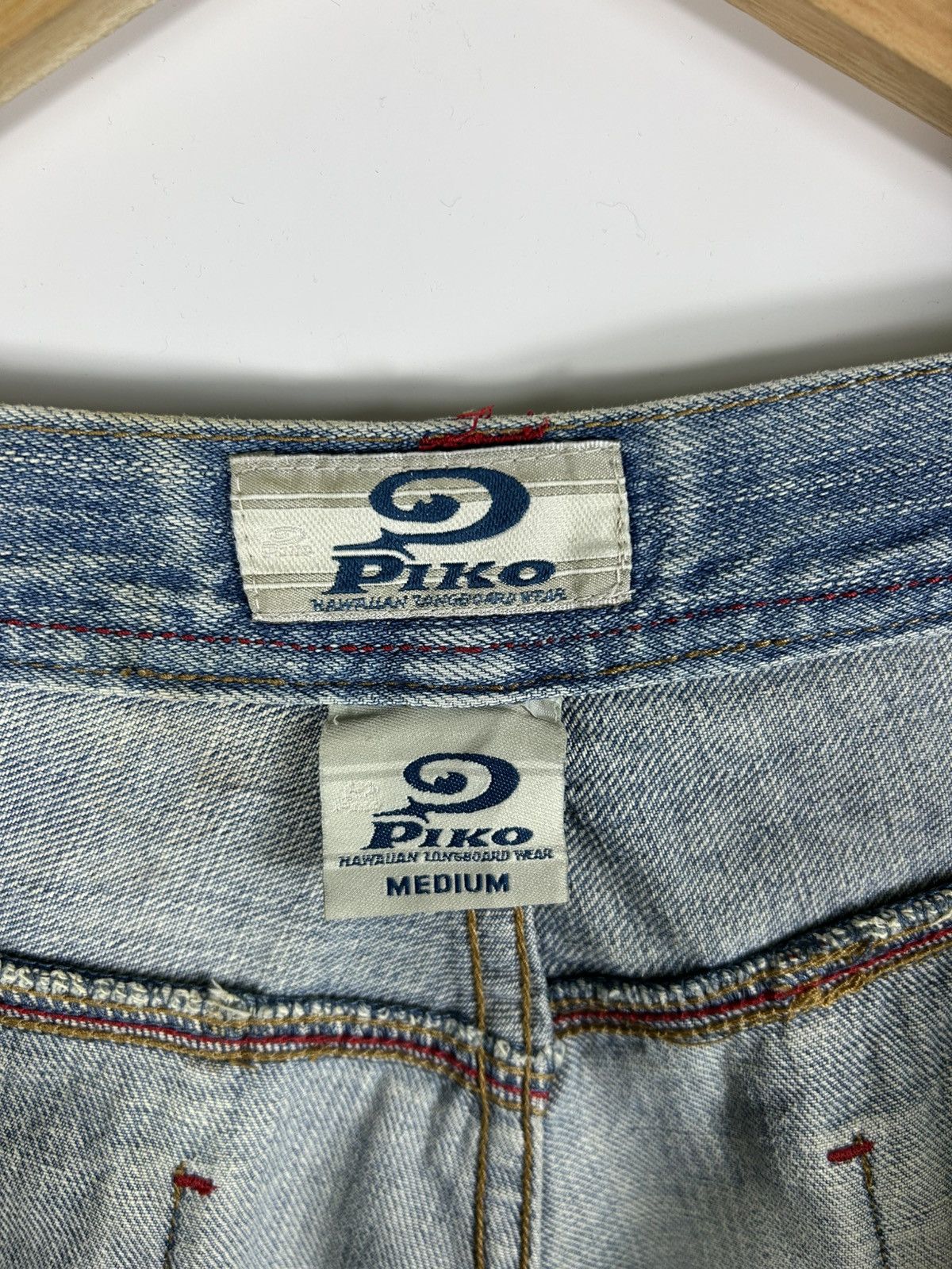 Vintage ⚡️Vintage Piko Hawaiian Cargo Loose Denim Size US 31 - 9 Thumbnail