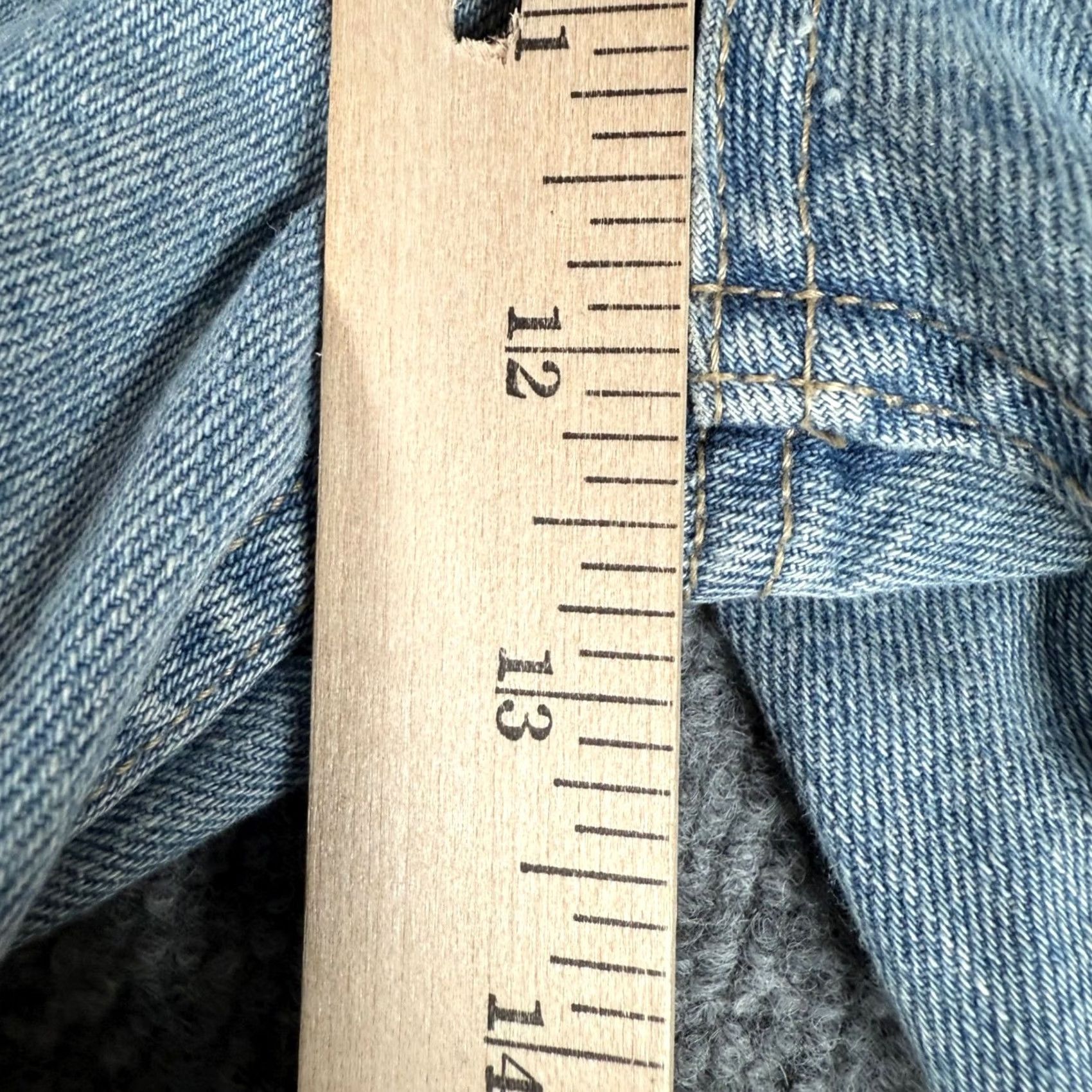Rails VINTAGE Open Trails Jeans 38x30 Light Wash Denim Straight Leg Cotton Jeans Men Wide Reach 90s Retro Casual Size US 38 / EU 54 - 6 Thumbnail