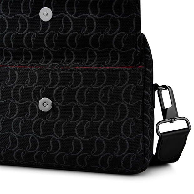 Christian Louboutin Zip N Fly Logo Jacquard Messenger Bag Size ONE SIZE - 4 Thumbnail