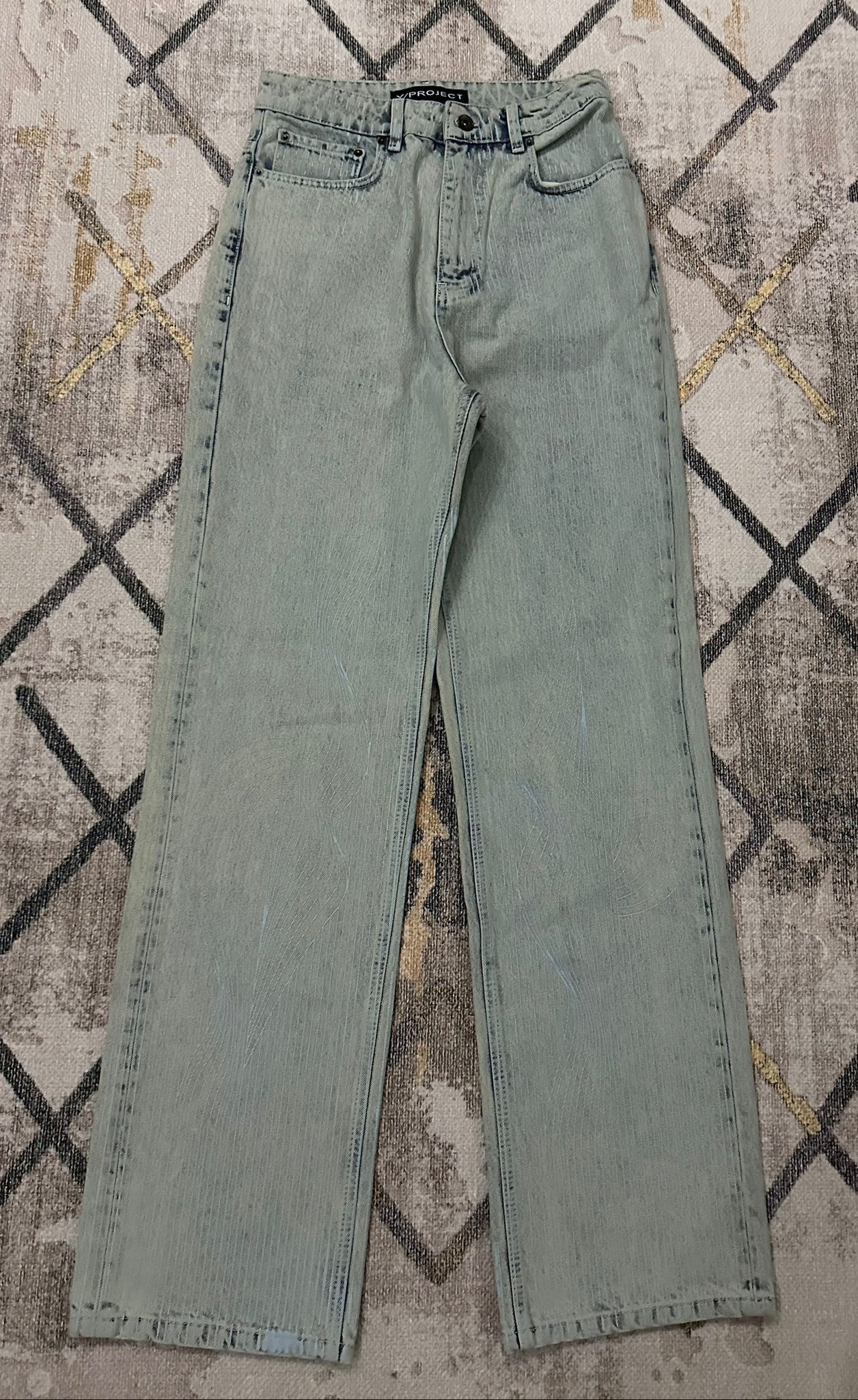 Y/Project Y/PROJECT Striped Wide-leg Jeans In White Size S Size US 30 / EU 46 - 4 Thumbnail