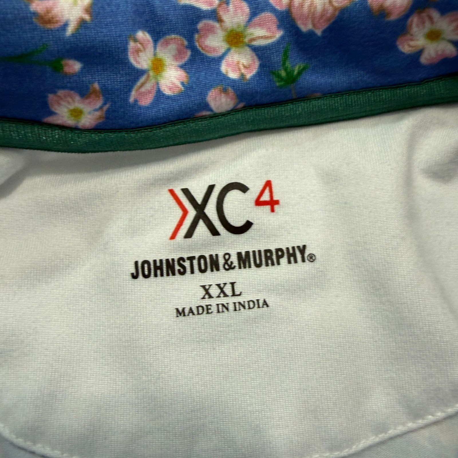 Johnston & Murphy Johnston Murphy Polo Shirt Men's 2XL Floral All Over Print Size US XXL / EU 58 / 5 - 4 Thumbnail
