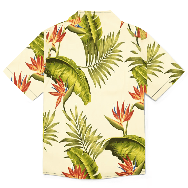 The Unbranded Brand × Vintage Snap Hawaiian Shirt "Blue" – Retro Island Aesthetic Size US M / EU 48-50 / 2 - 6 Thumbnail