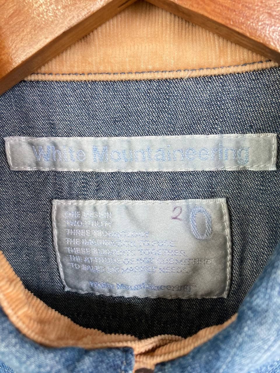 White Mountaineering White Mountaineering Denim Shirt Size US S / EU 44-46 / 1 - 7 Thumbnail