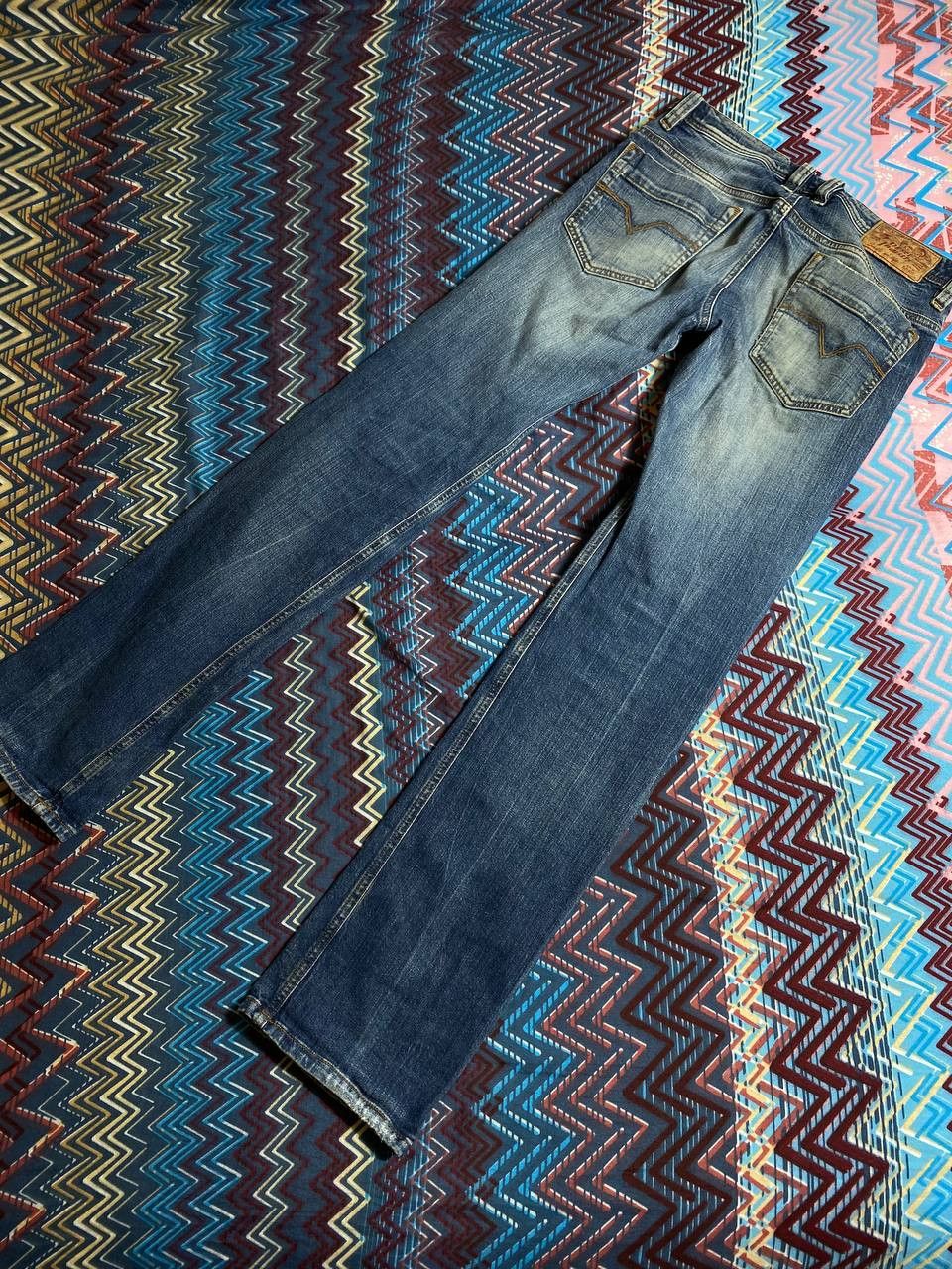 Diesel × Vintage DIESEL🔥THRASHED DISTRESSED DENIM Size US 30 / EU 46 - 12 Thumbnail