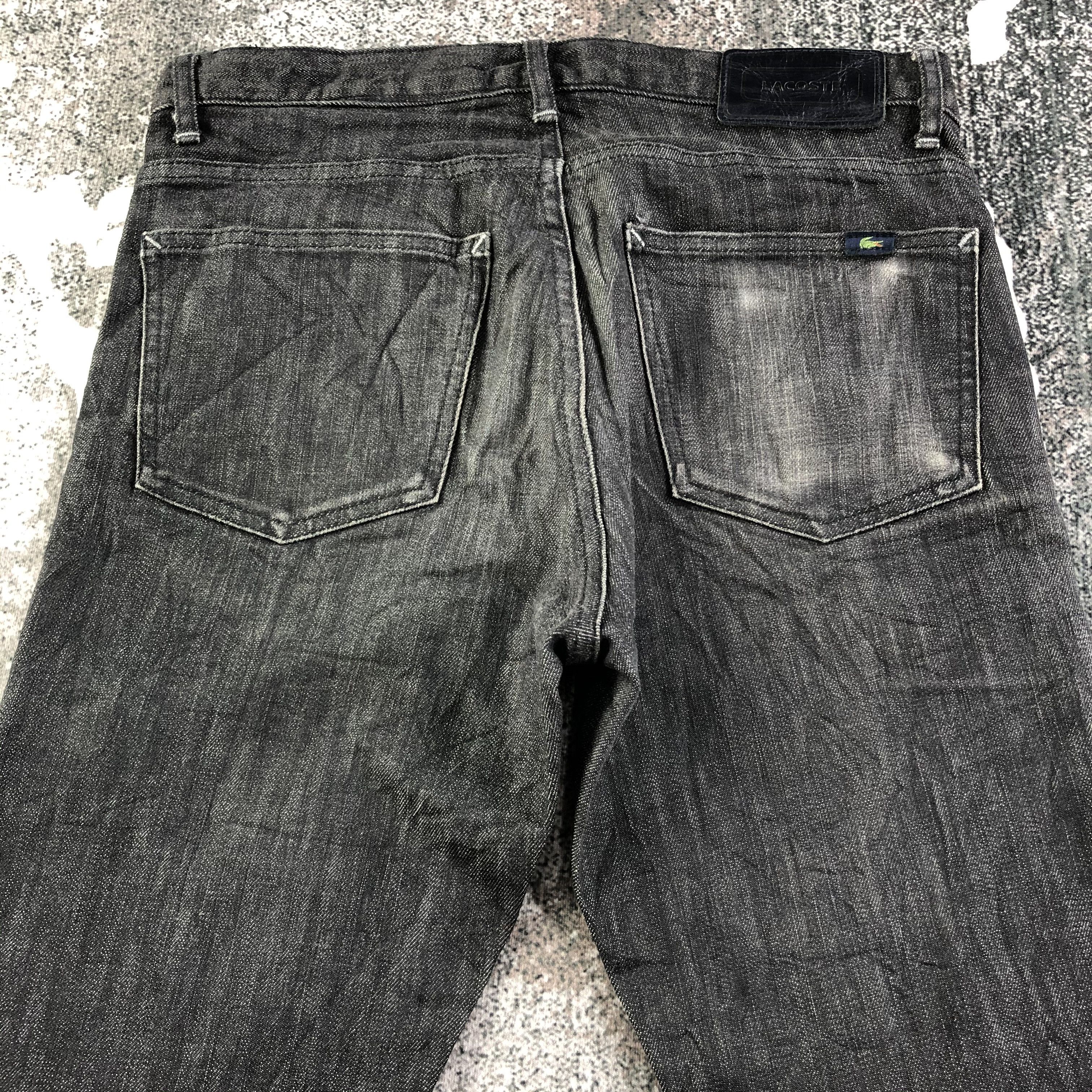 Lacoste Lacoste Jeans Faded Black Denim KJ1615 Size US 30 / EU 46 - 4 Thumbnail