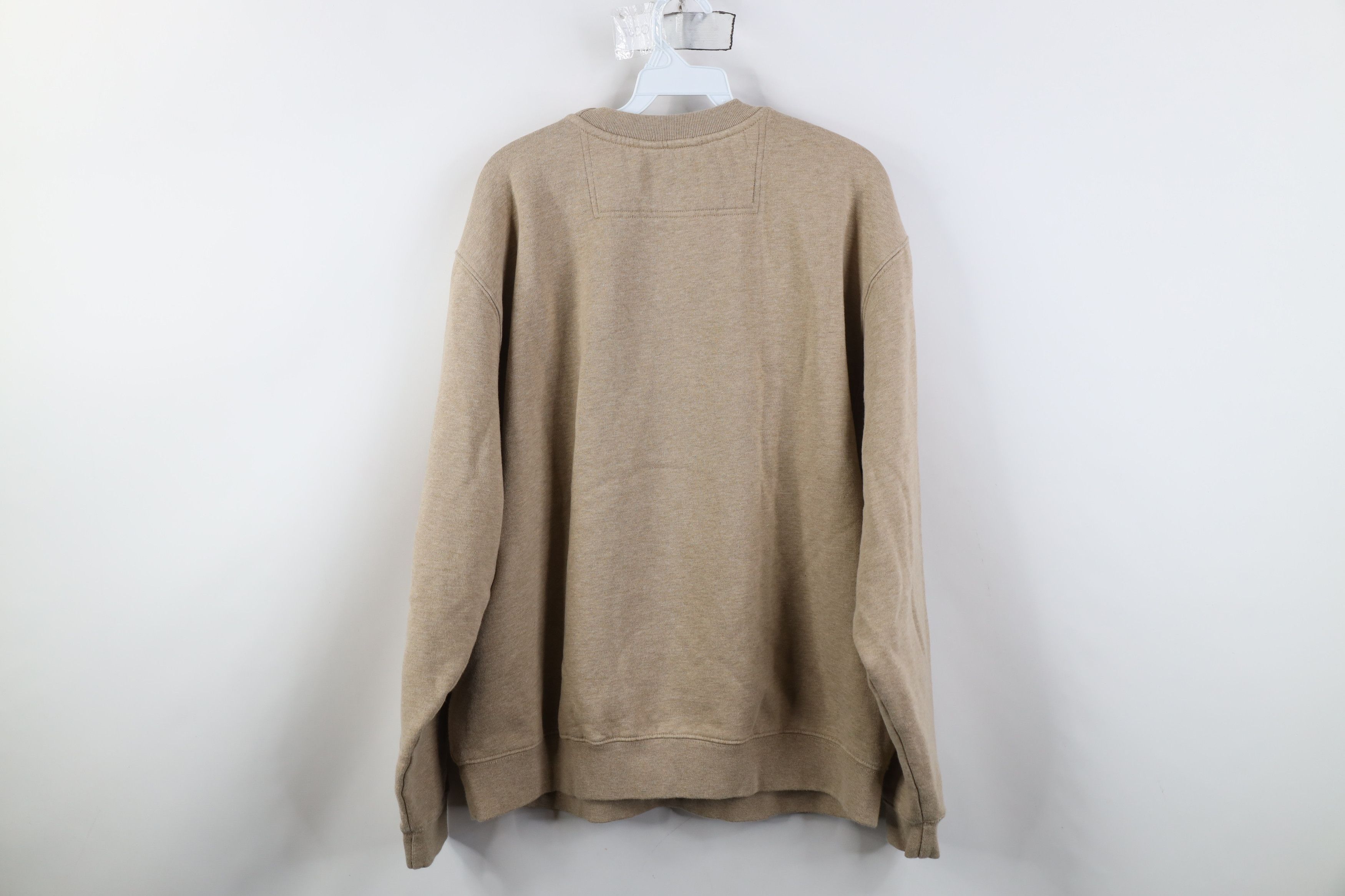 L.L. Bean Vintage 90s Y2K LL Bean Heavy Crewneck Sweatshirt Beige Tan Size US L / EU 52-54 / 3 - 10 Thumbnail