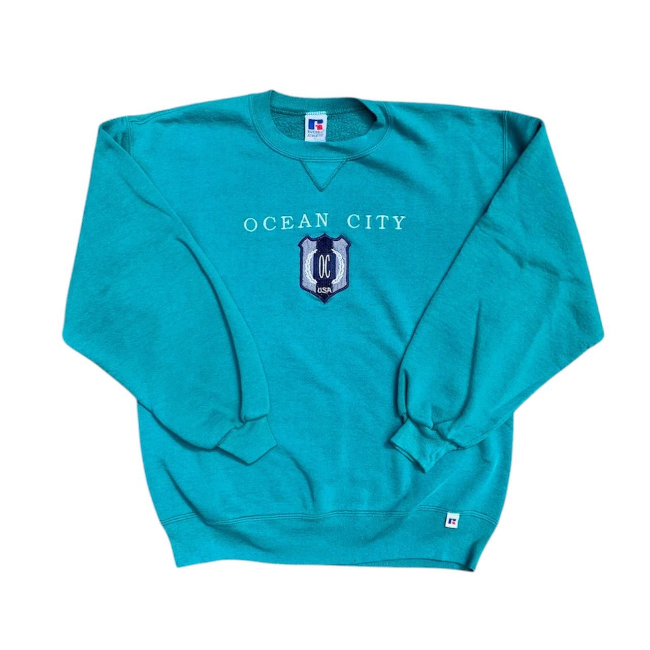 Russell Athletic Vintage 90s Russell Athletic Ocean City Embroidered Crewneck Size US S / EU 44-46 / 1 - 1 Thumbnail