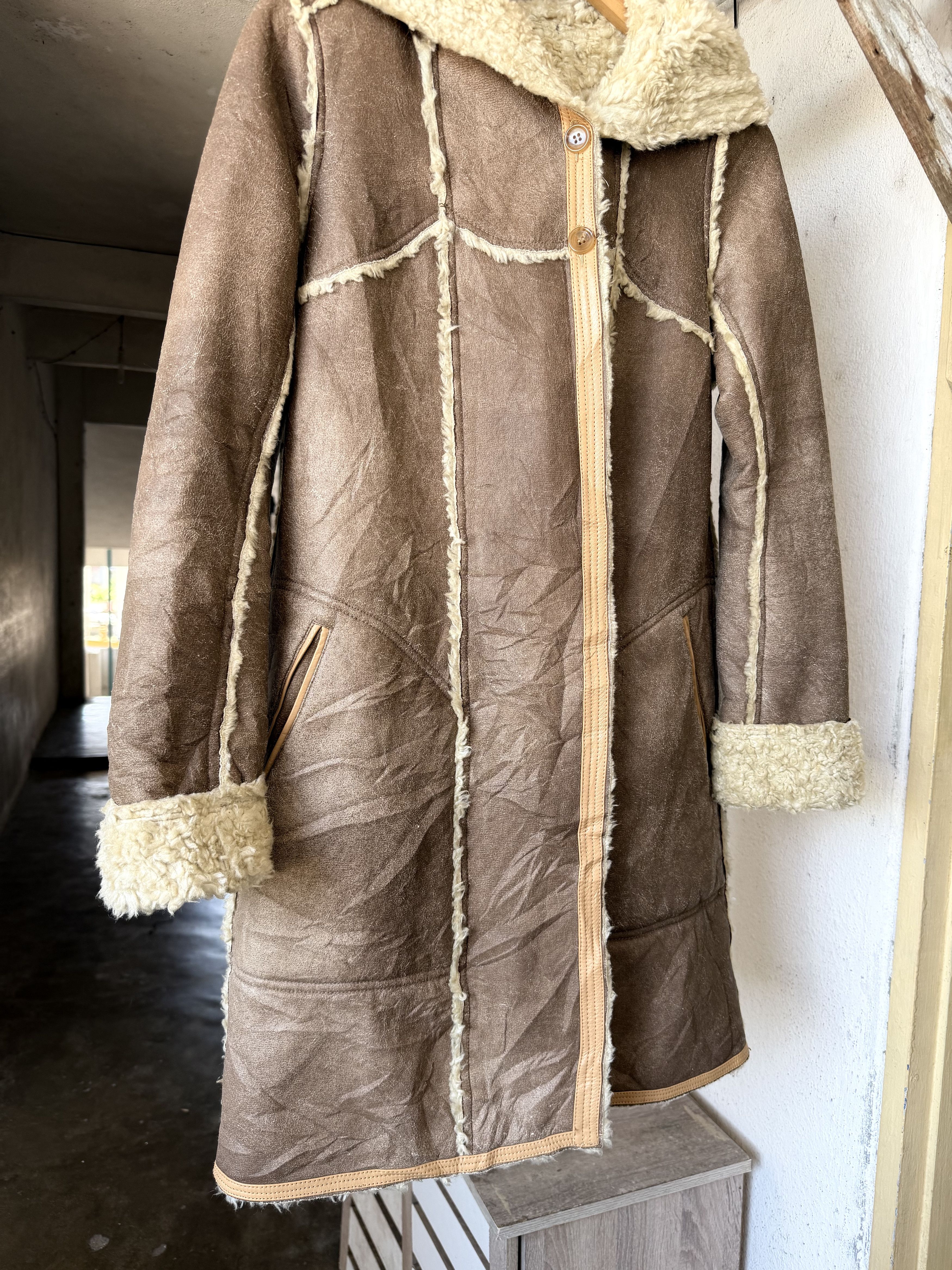 Issey Miyake Tsumori Chisato by Issey Miyake Faux Fur Shearling Long Coat Size S / US 4 / IT 40 - 4 Thumbnail
