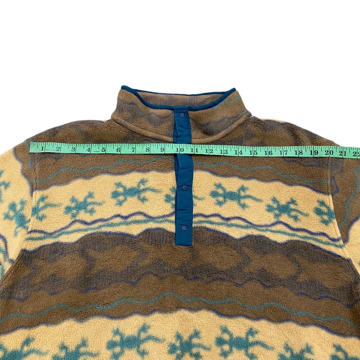 L.L. Bean × Patagonia Vintage L.L. Bean Gecko Printed Stretchable Fleece Size US L / EU 52-54 / 3 - 10 Thumbnail