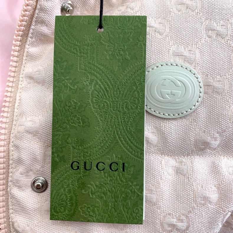Gucci Gucci Suze 38 Double G full print pink and white color blo Size US XS / EU 42 / 0 - 6 Thumbnail