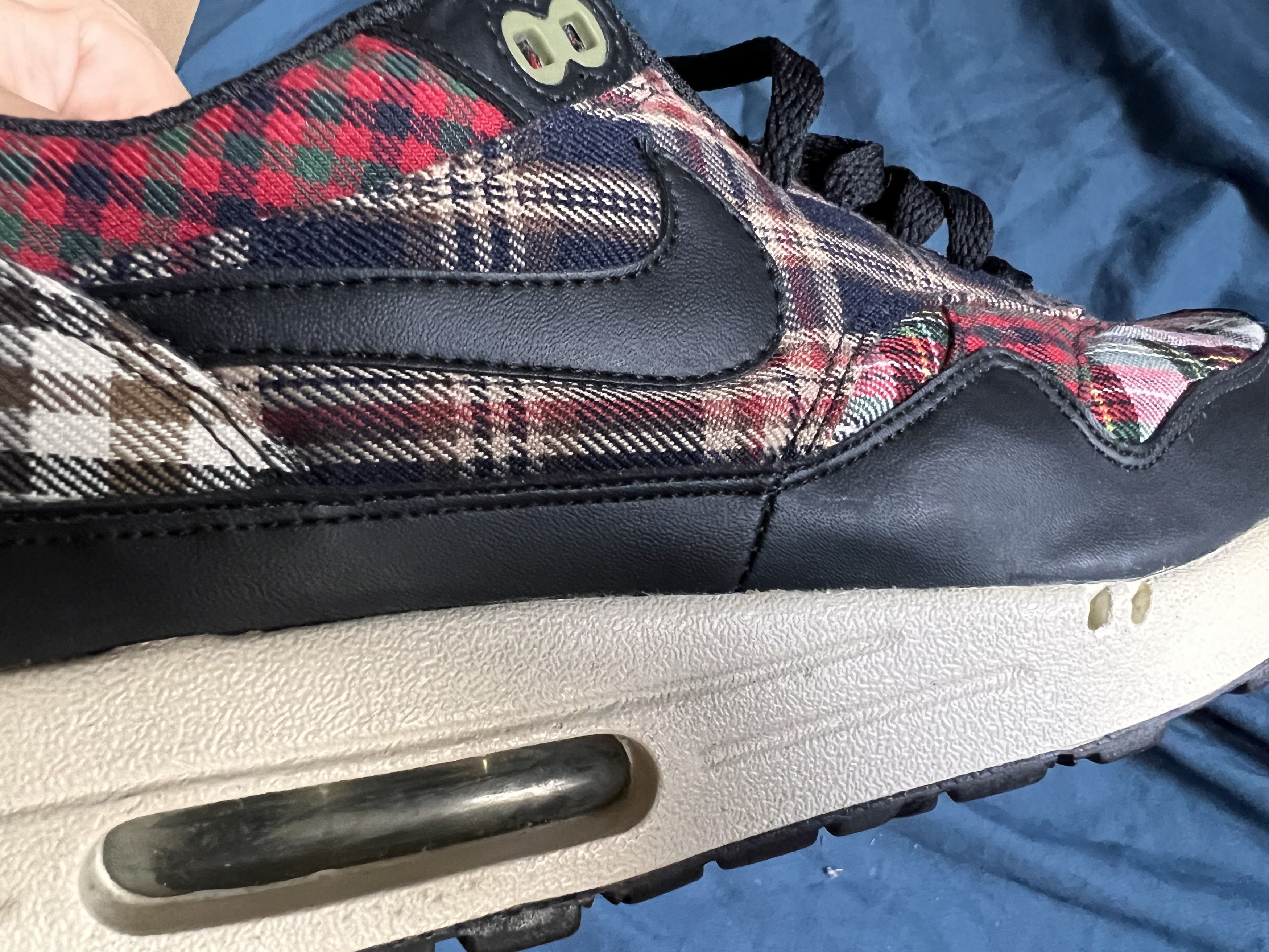 Nike Nike Air Max 1 ' Tartan Plaid ' Shoes 319986-001 Size US 10 Size US 10 / EU 43 - 8 Thumbnail