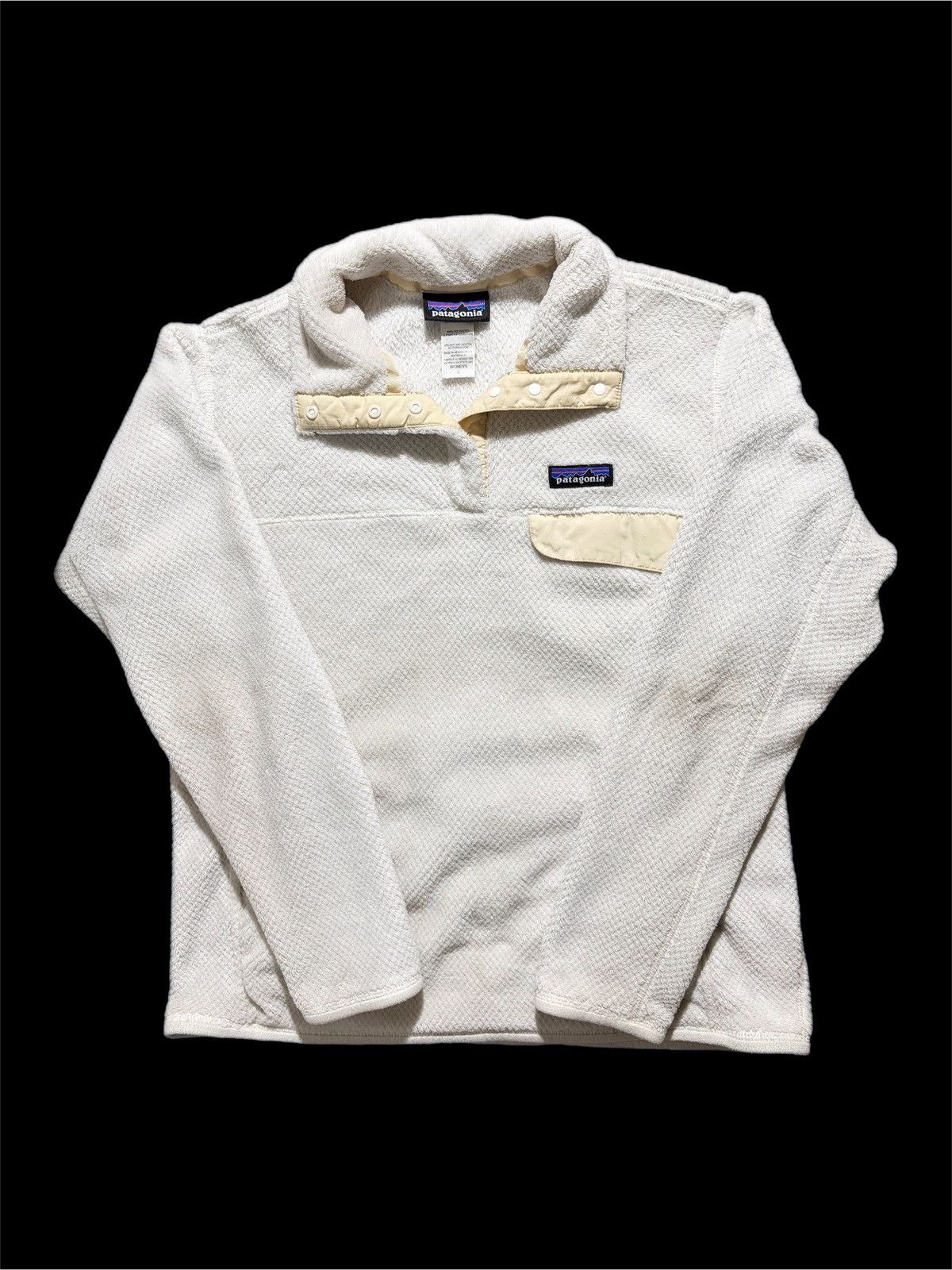 Patagonia Patagonia Sweater Womens Fleece Snap T Logo Cozy Pullover Size L / US 10 / IT 46 - 1 Thumbnail