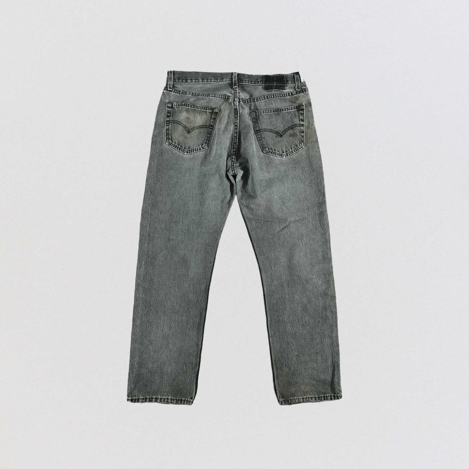 Levi's Vintage 90s Levis 501 Faded Black Jeans-JM2500 Size US 35 - 2 Thumbnail