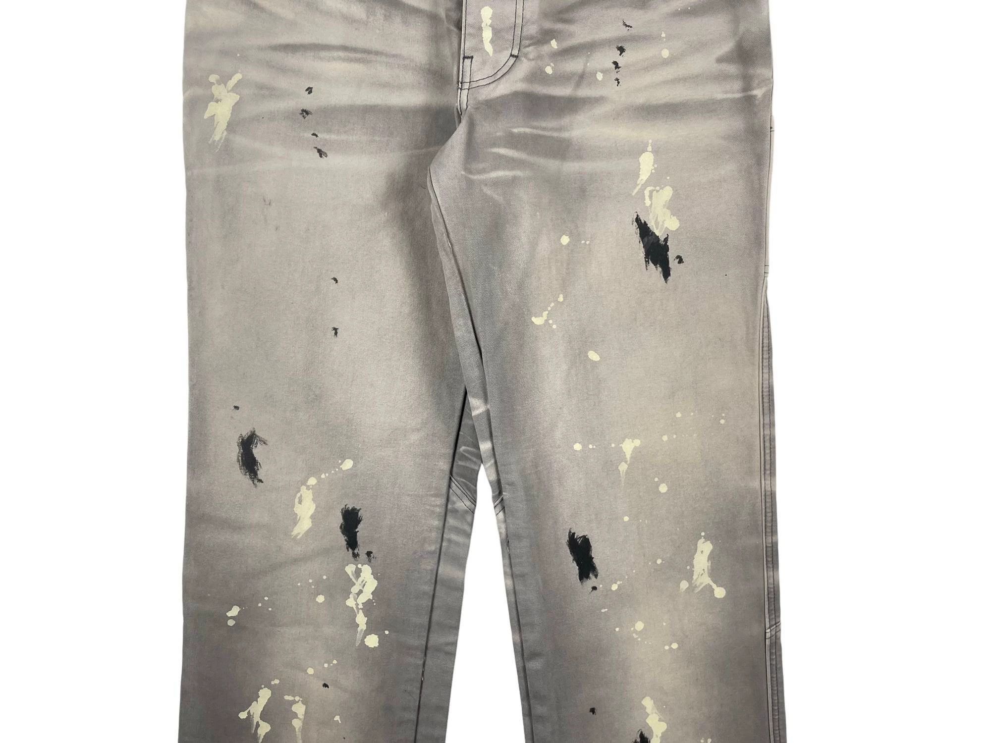 ALEXANDER DIGENOVA AD Painter Pants SS26 Distressed Washed Ink - Splatter 30 Size US 30 / EU 46 - 5 Thumbnail