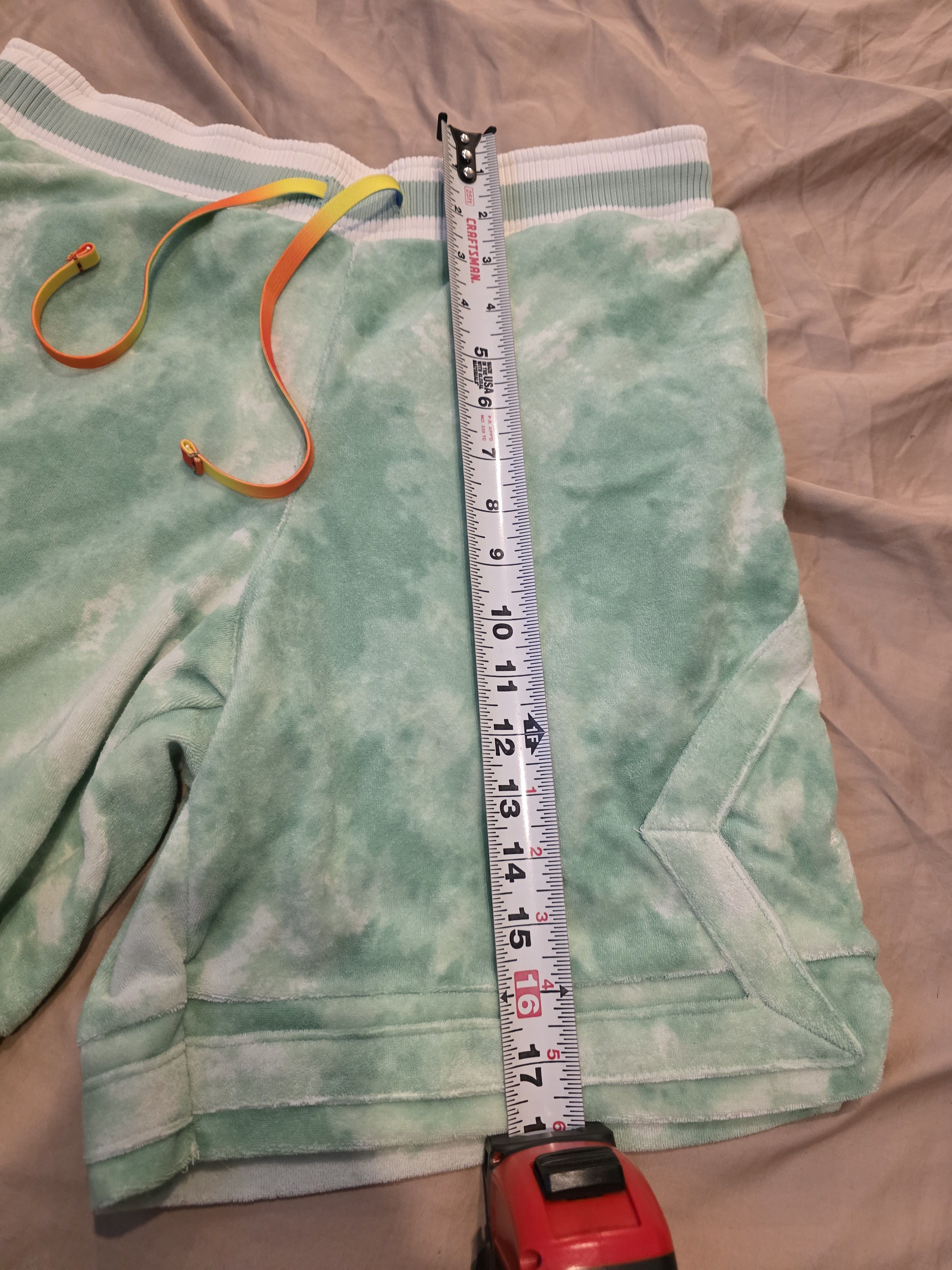 Nike Nike Air Jordan x J Balvin Tie-Dye Shorts Sz S Jade Enamel Size US 32 / EU 48 - 22 Thumbnail