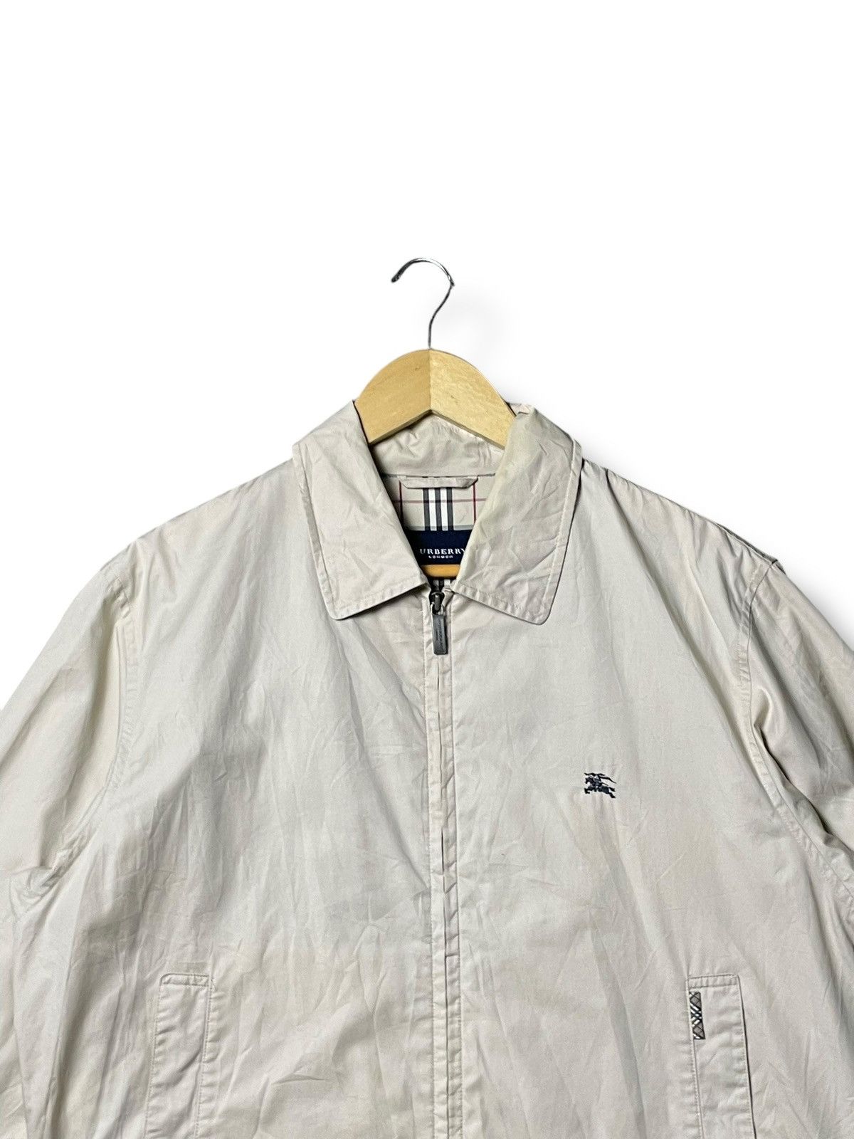 Burberry × Vintage Burberry London Casual Zipper Jacket (44) Size US S / EU 44-46 / 1 - 4 Thumbnail