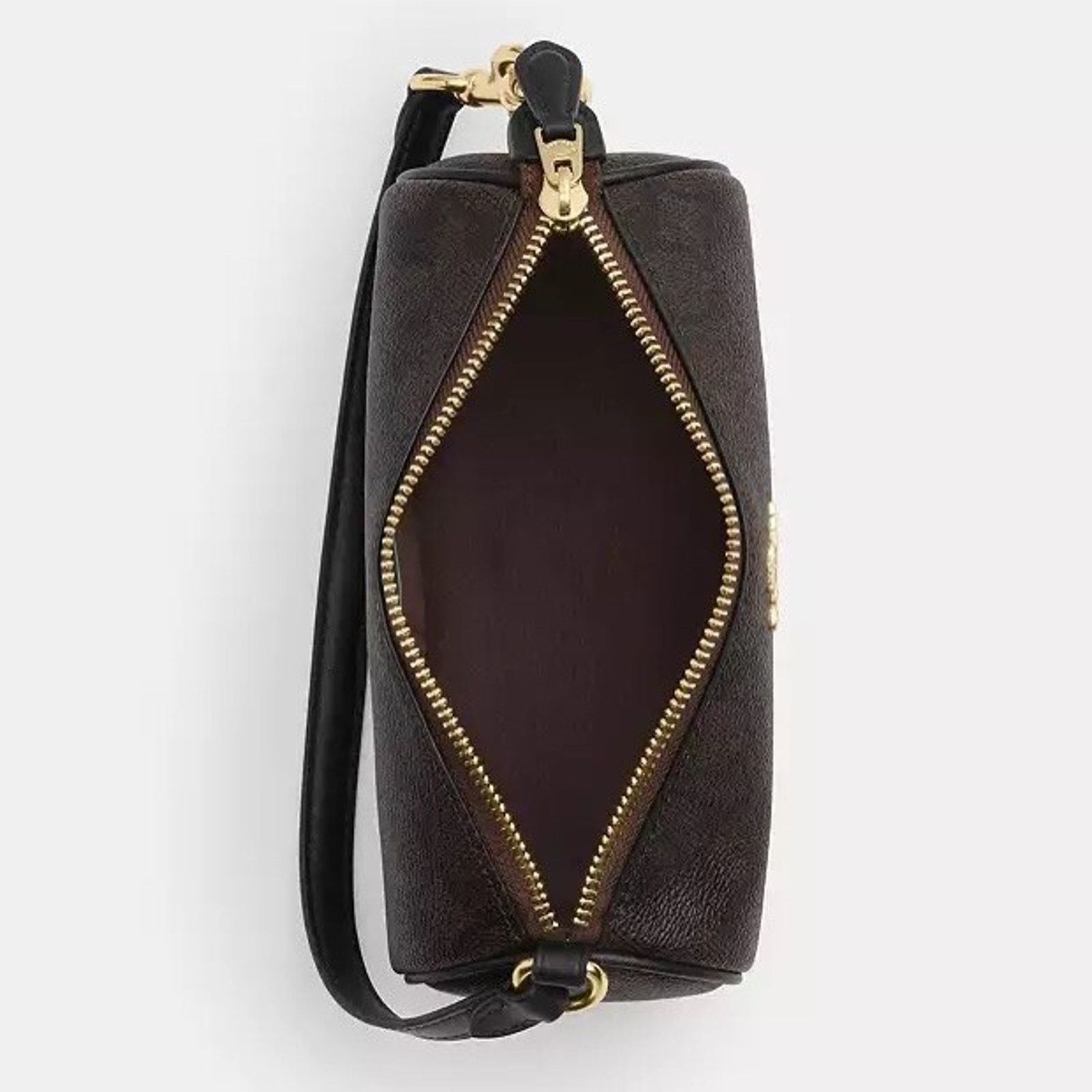 Coach NWT COACH Nolita Barrel Bag cw809 Gold /walnut /black Size ONE SIZE - 9 Thumbnail
