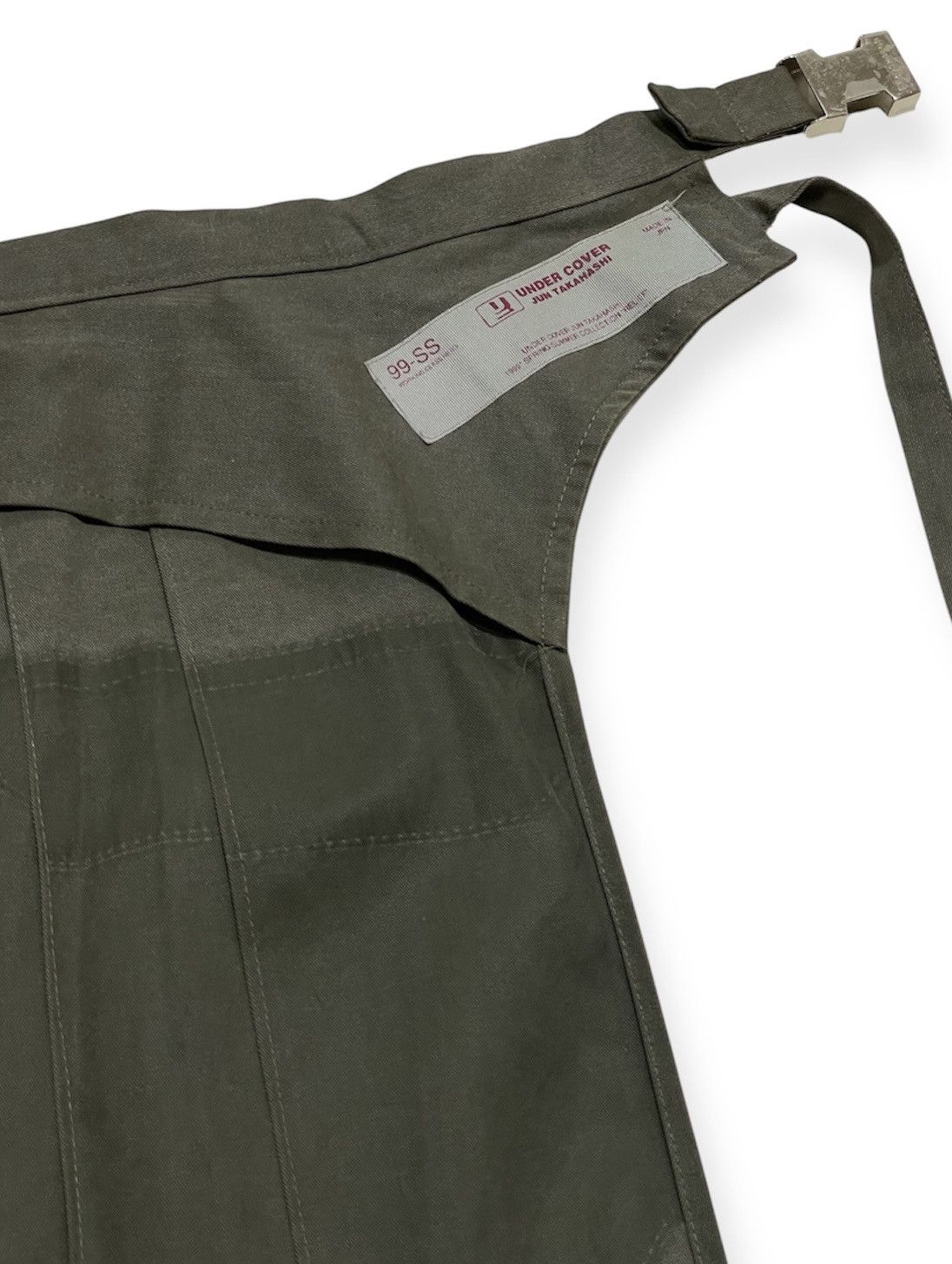 Undercover 99AW “ Relief” Butcher Apron Skirt Size 28" / US 6 / IT 42 - 8 Thumbnail
