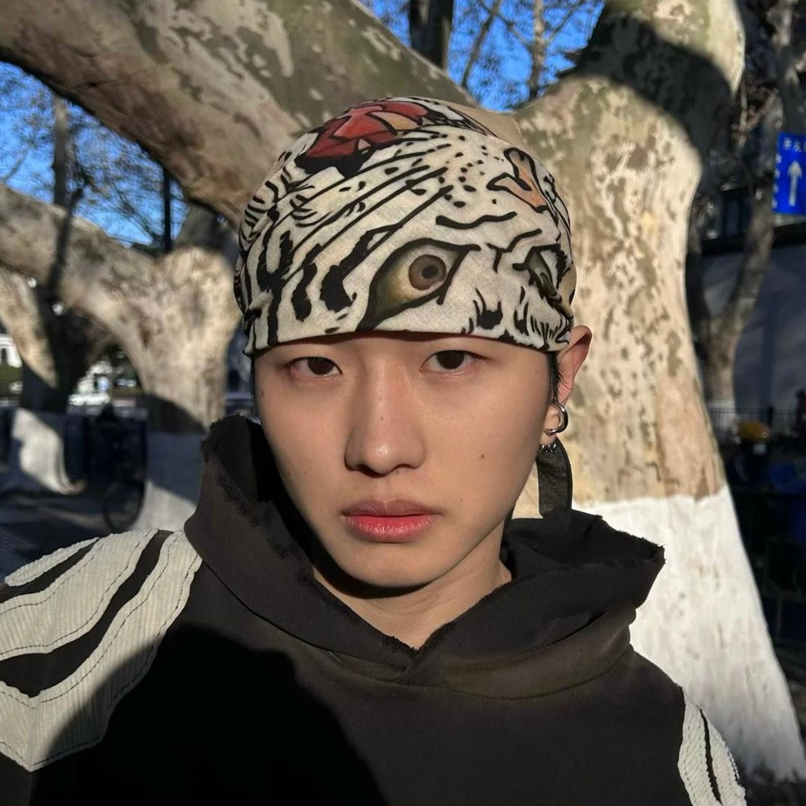 Japanese Brand Y2k Archive Streetwear Japanese Tiger Graphic Bandana Size ONE SIZE - 5 Thumbnail