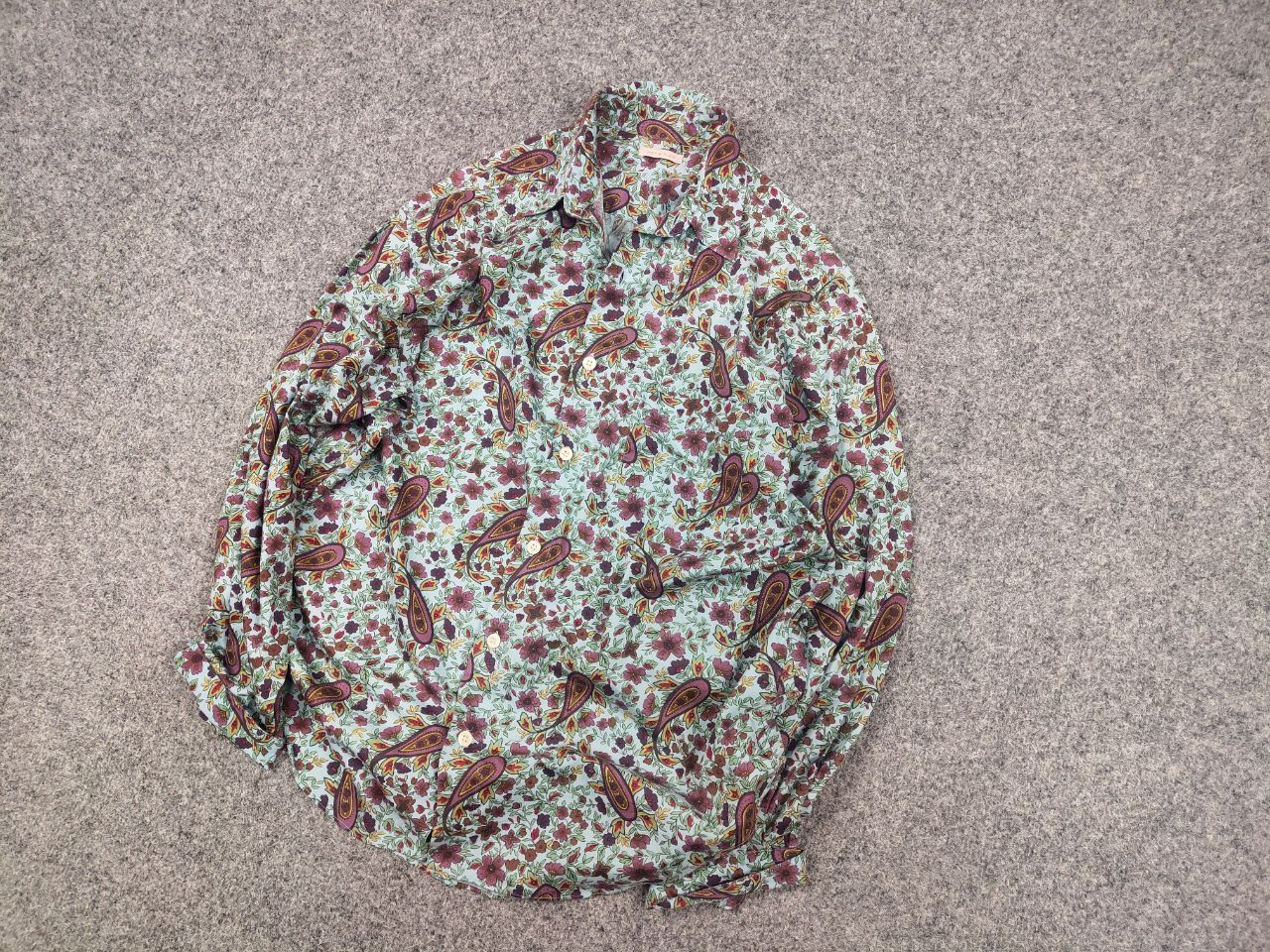 Japanese Brand Vintage Japan Peyton Place For Men Archive Punk Floral Shirt Size US M / EU 48-50 / 2 - 4 Thumbnail