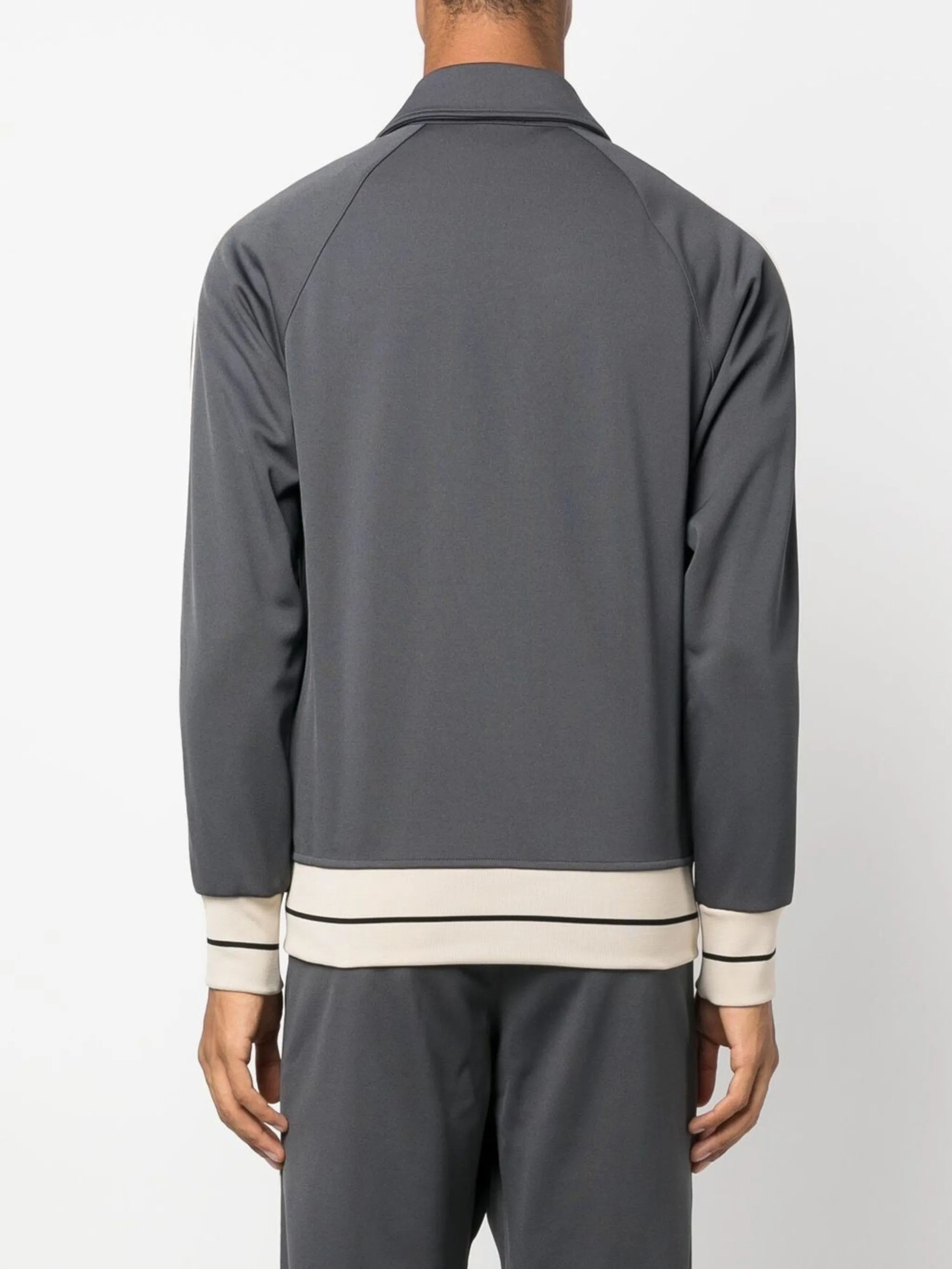 Palm Angels o1gr1nt0425 Mini Tape Track Jacket in Dark Grey Size US S / EU 44-46 / 1 - 4 Thumbnail