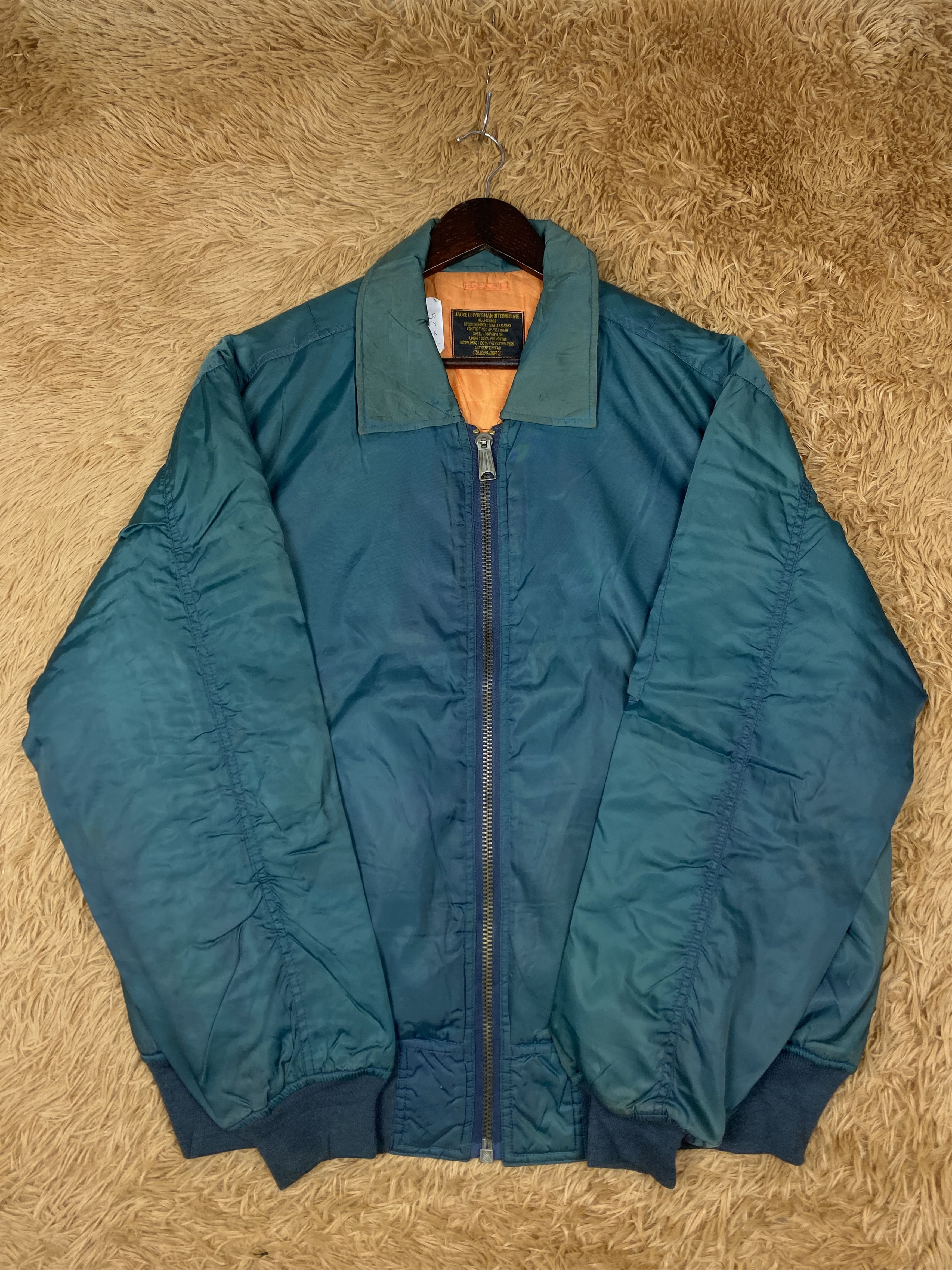 Vintage Vintage FLYR'SMAN Distressed Bomber Jacket DJ0211 Size US L / EU 52-54 / 3 - 5 Thumbnail