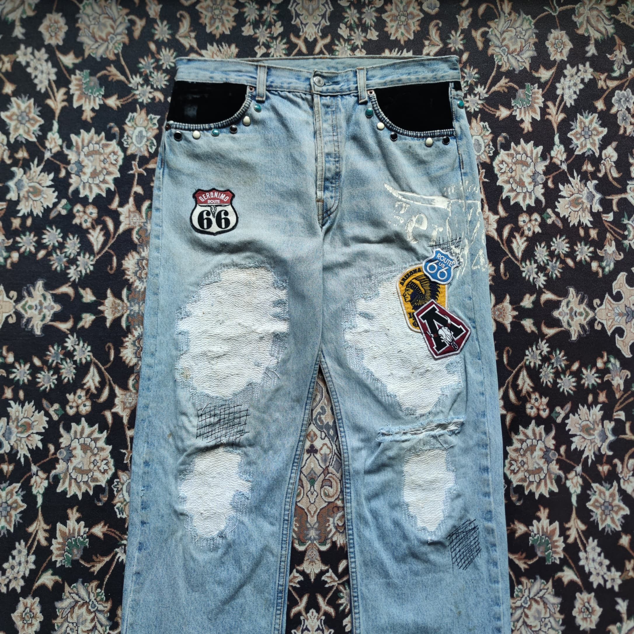 Levi's LEVI'S STRAUSS GERONIMO ROUTE 66 MADE IN USA Size US 33 - 2 Thumbnail