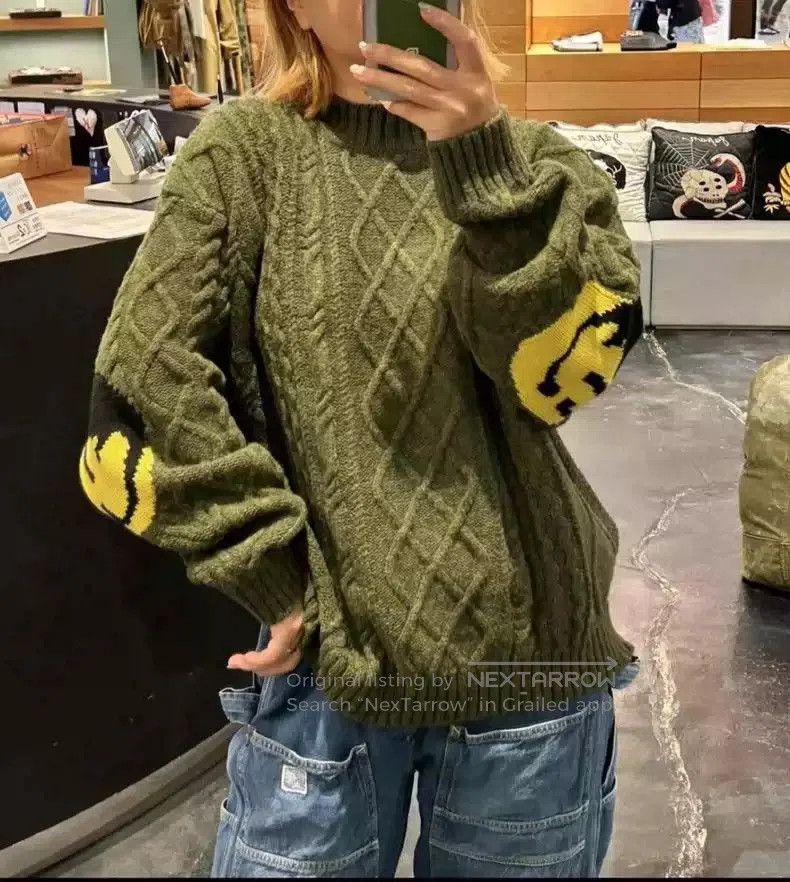 Kapital kapital Smiling pure wool sweater. Size US S / EU 44-46 / 1 - 1 Thumbnail
